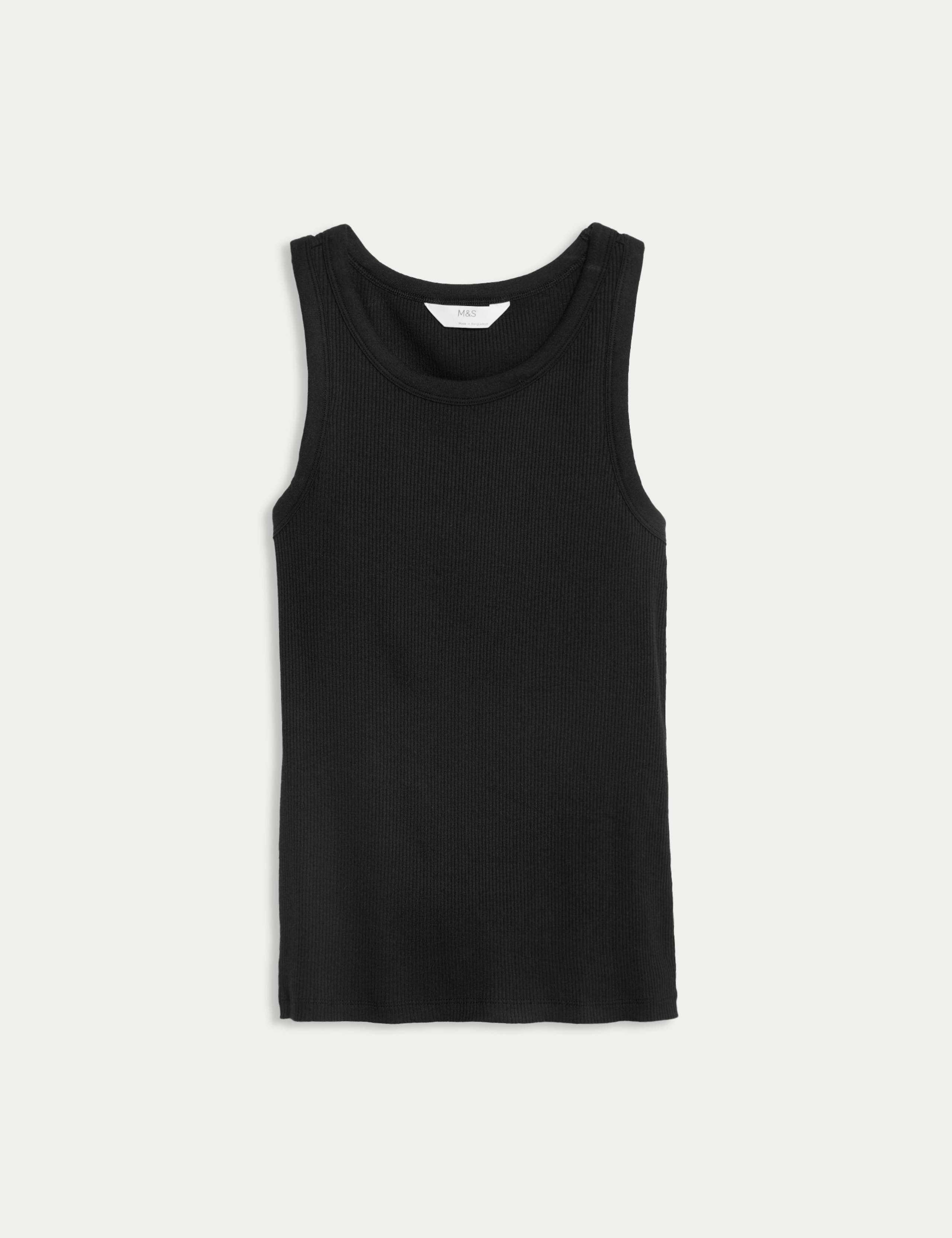 Cotton Modal Ribbed Cami Pyjama Top
