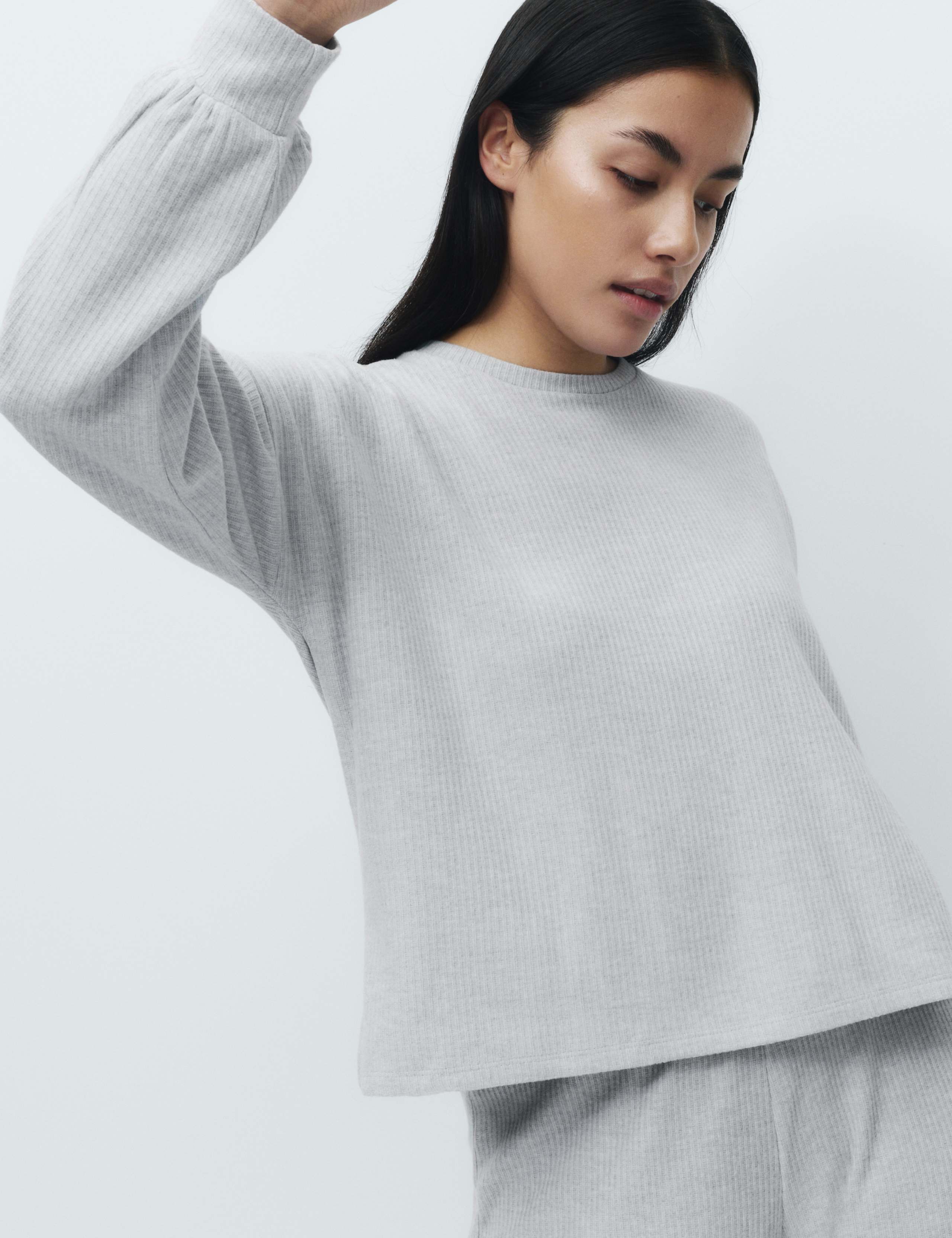 Cosy Knit Rib Lounge Top