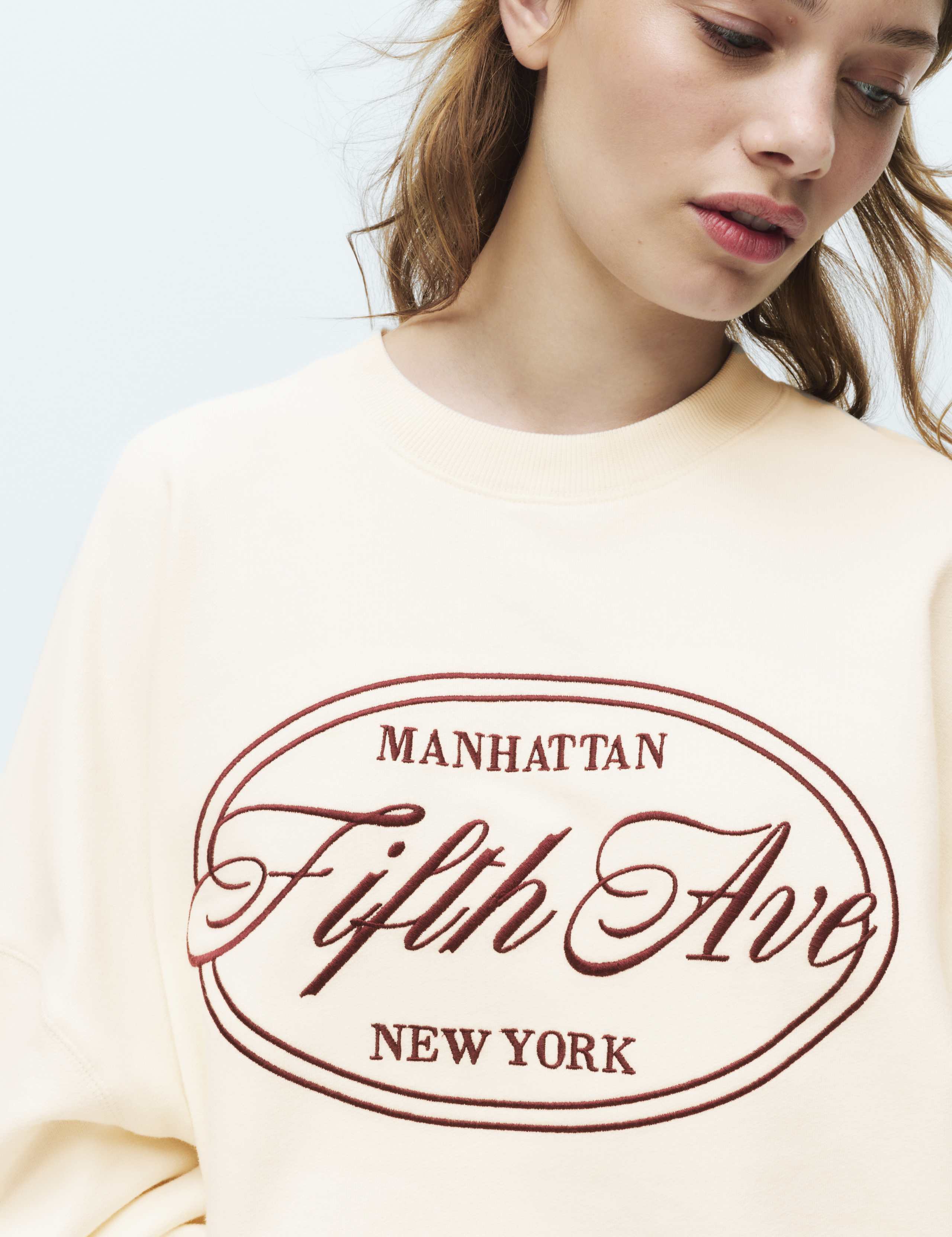 Cotton Rich Embroidered Loopback Sweatshirt & Bottom Set 4 of 6