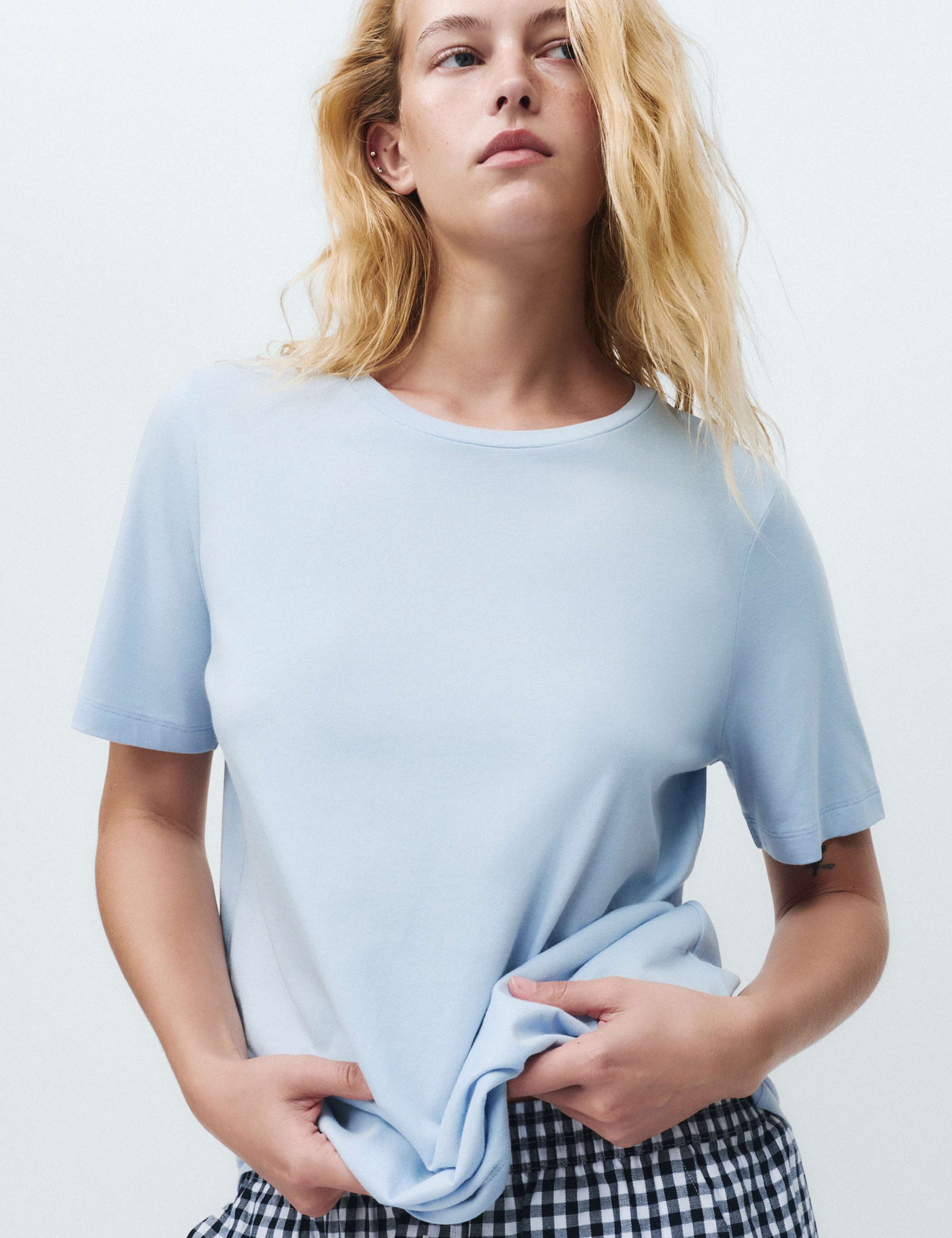 Cotton Modal Pyjama Top & Bottom Set 3 of 6
