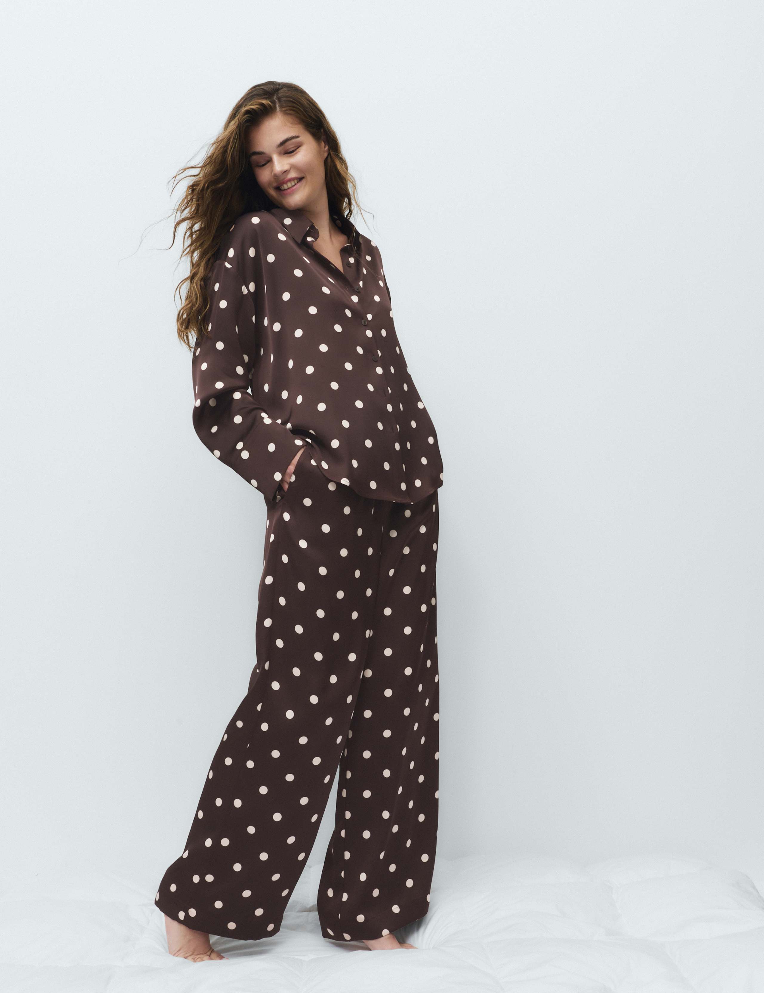 Dream Satin™ Printed Pyjama Shirt
