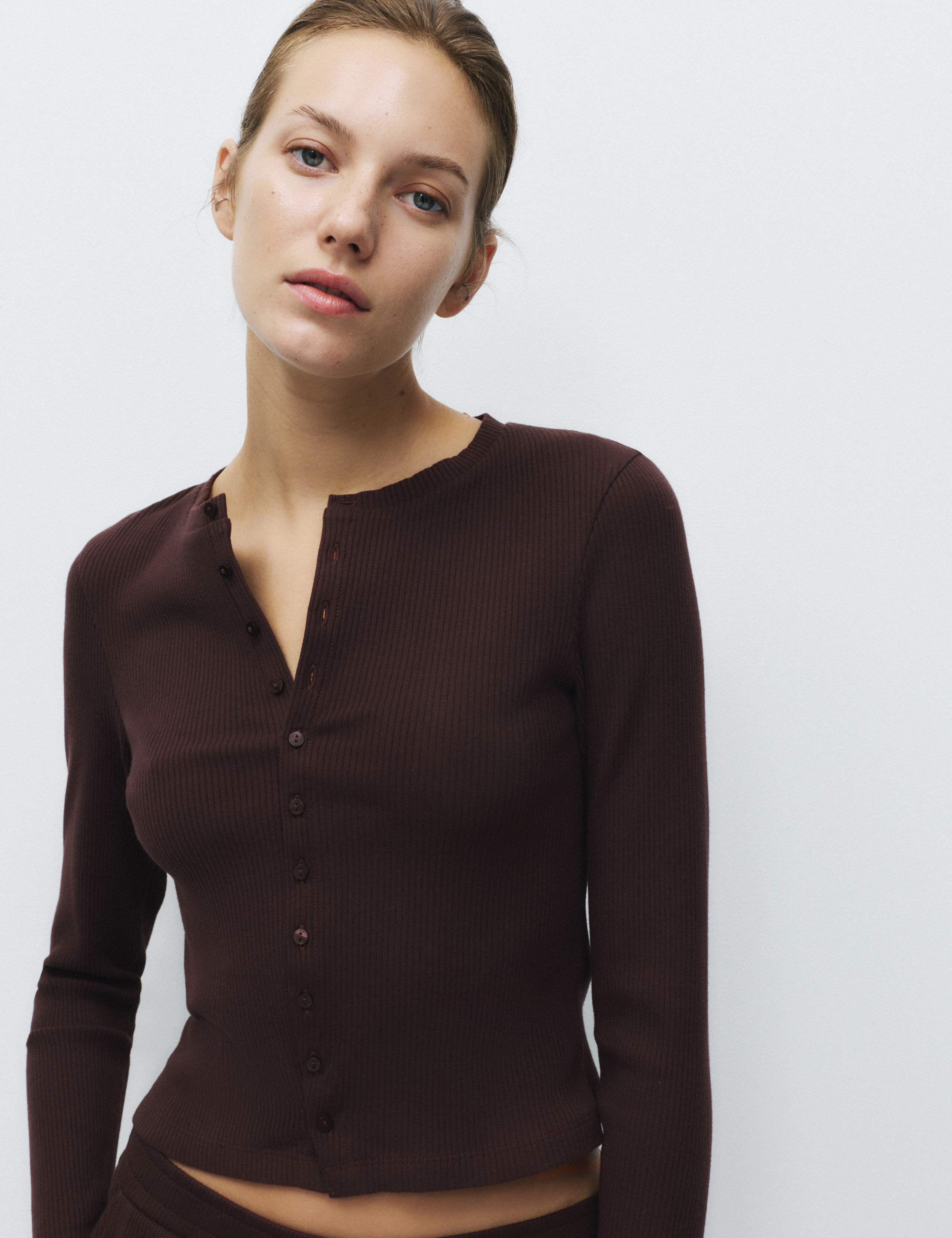 Cotton Rich Lounge Cardigan & Pant Set 2 of 6