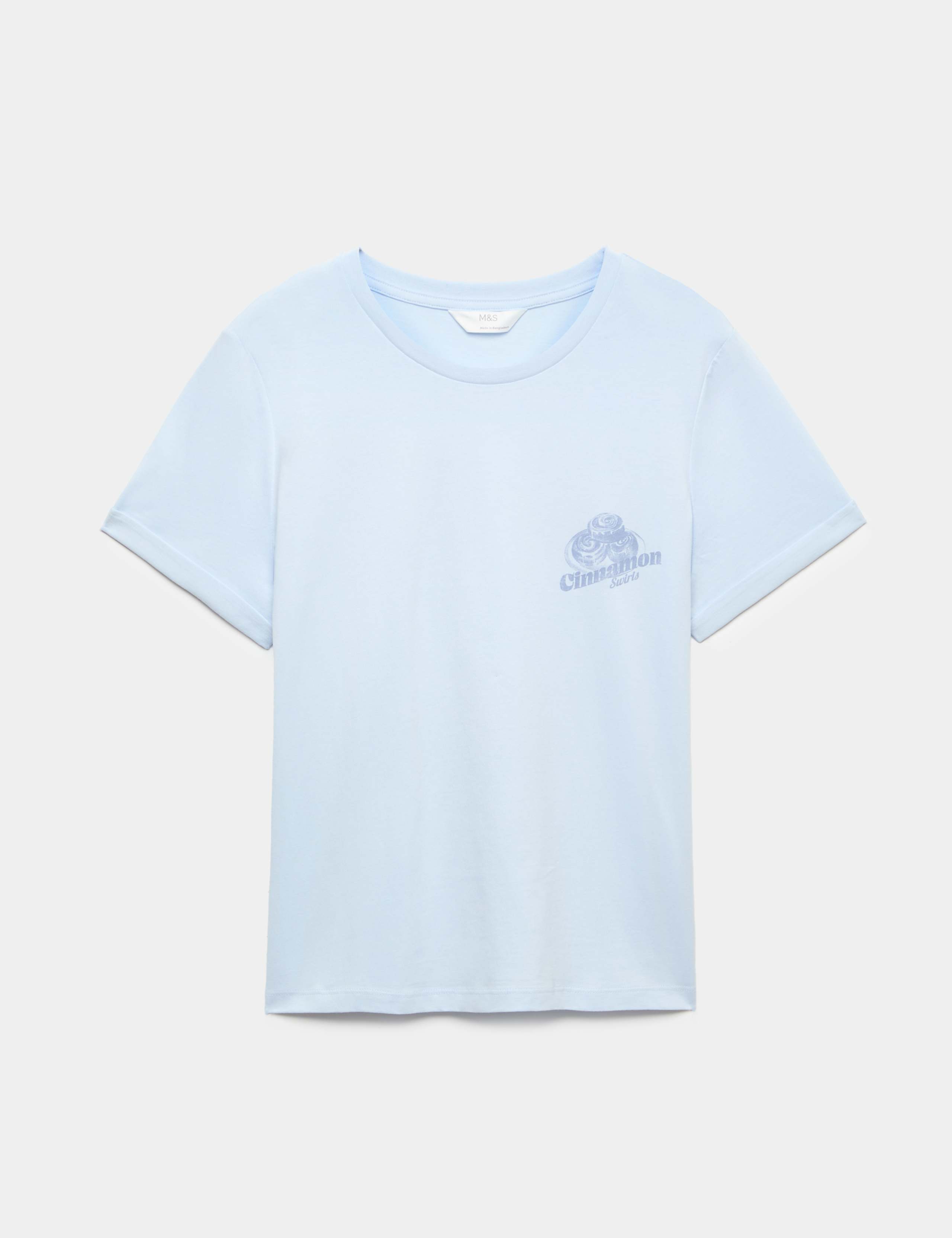 Pure Cotton Printed Short Pyjama Top
