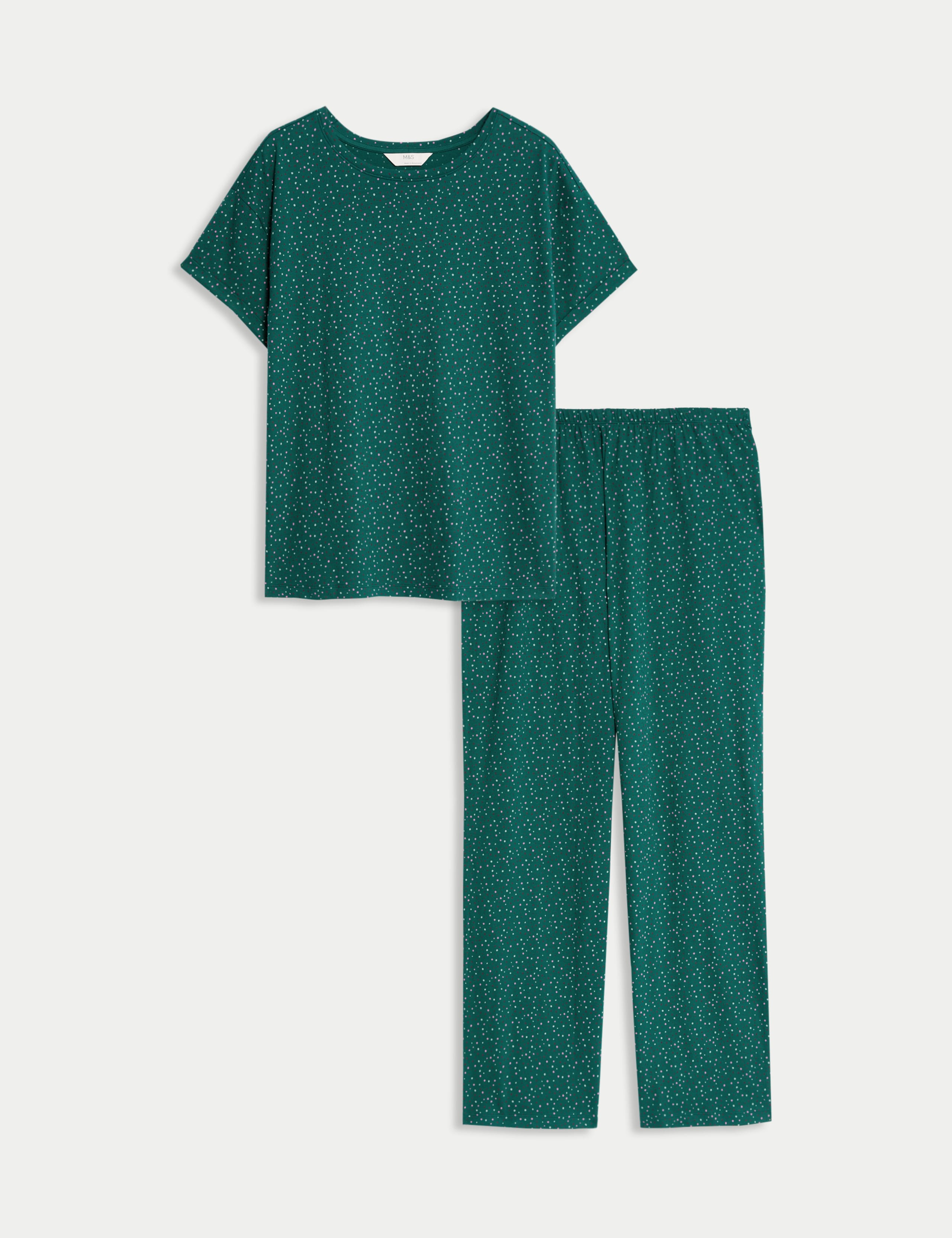 Cotton Rich Printed Pyjama Set