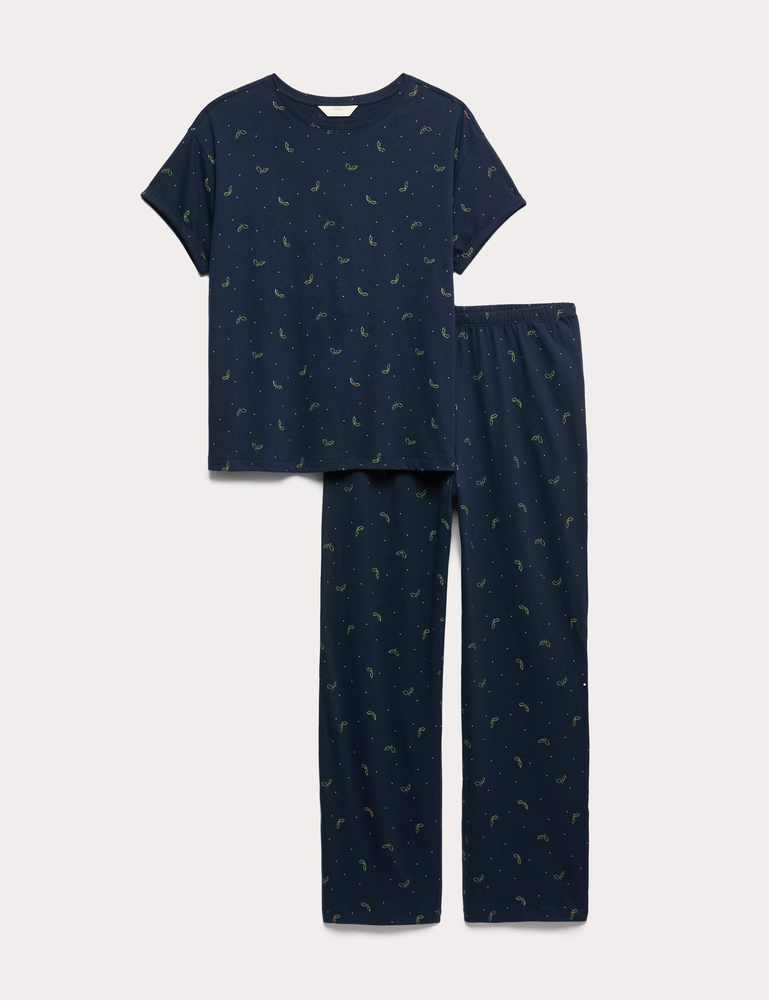 Cotton Rich Printed Pyjama Set