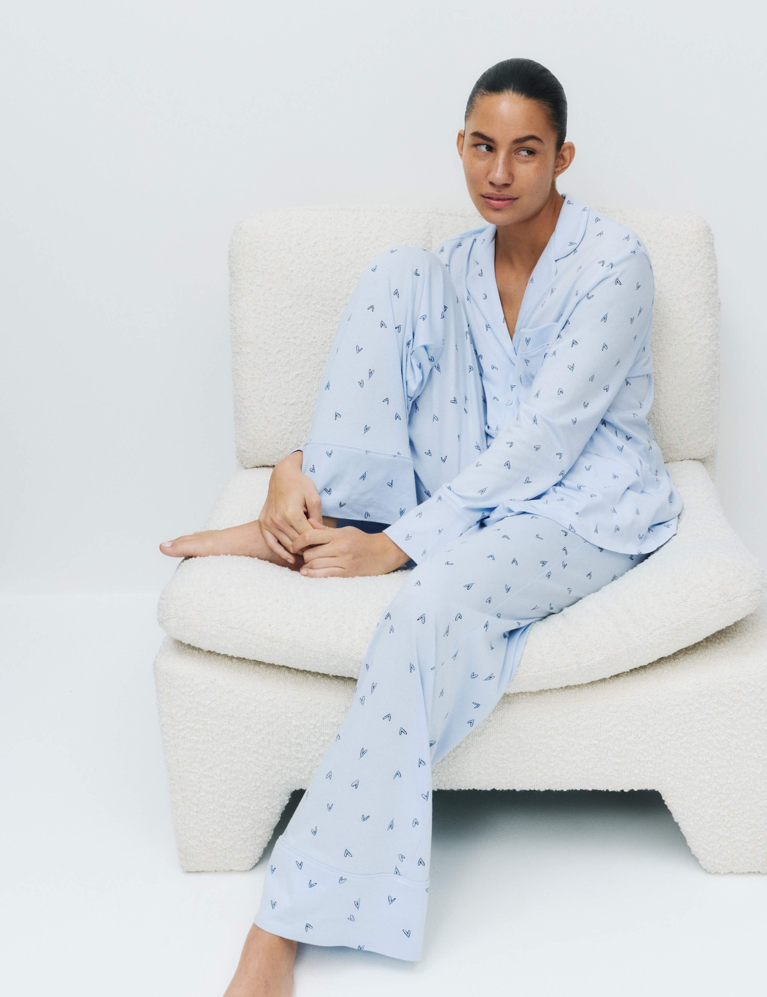 Pure Cotton Printed Pyjama Set