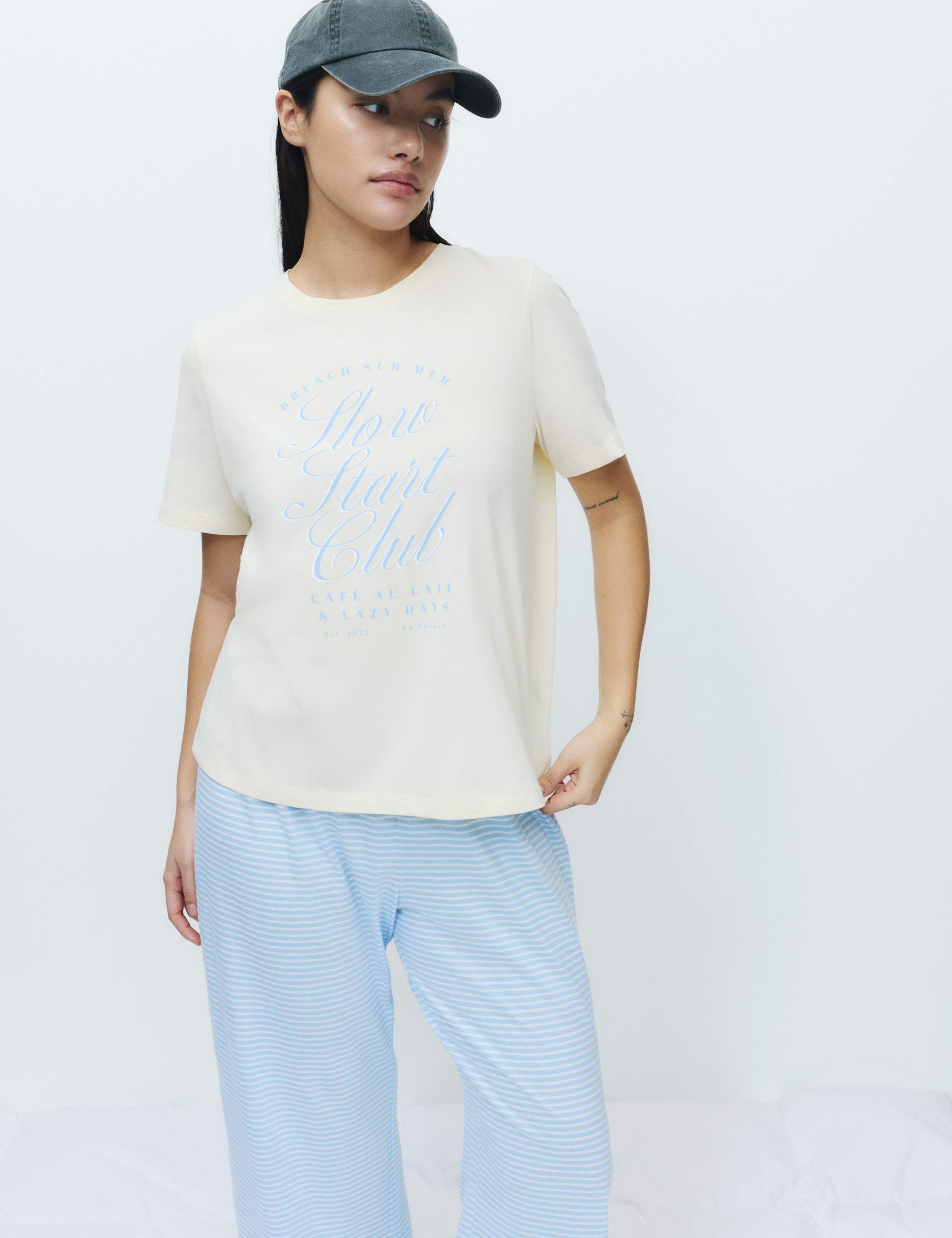 Pure Cotton Printed Pyjama Set