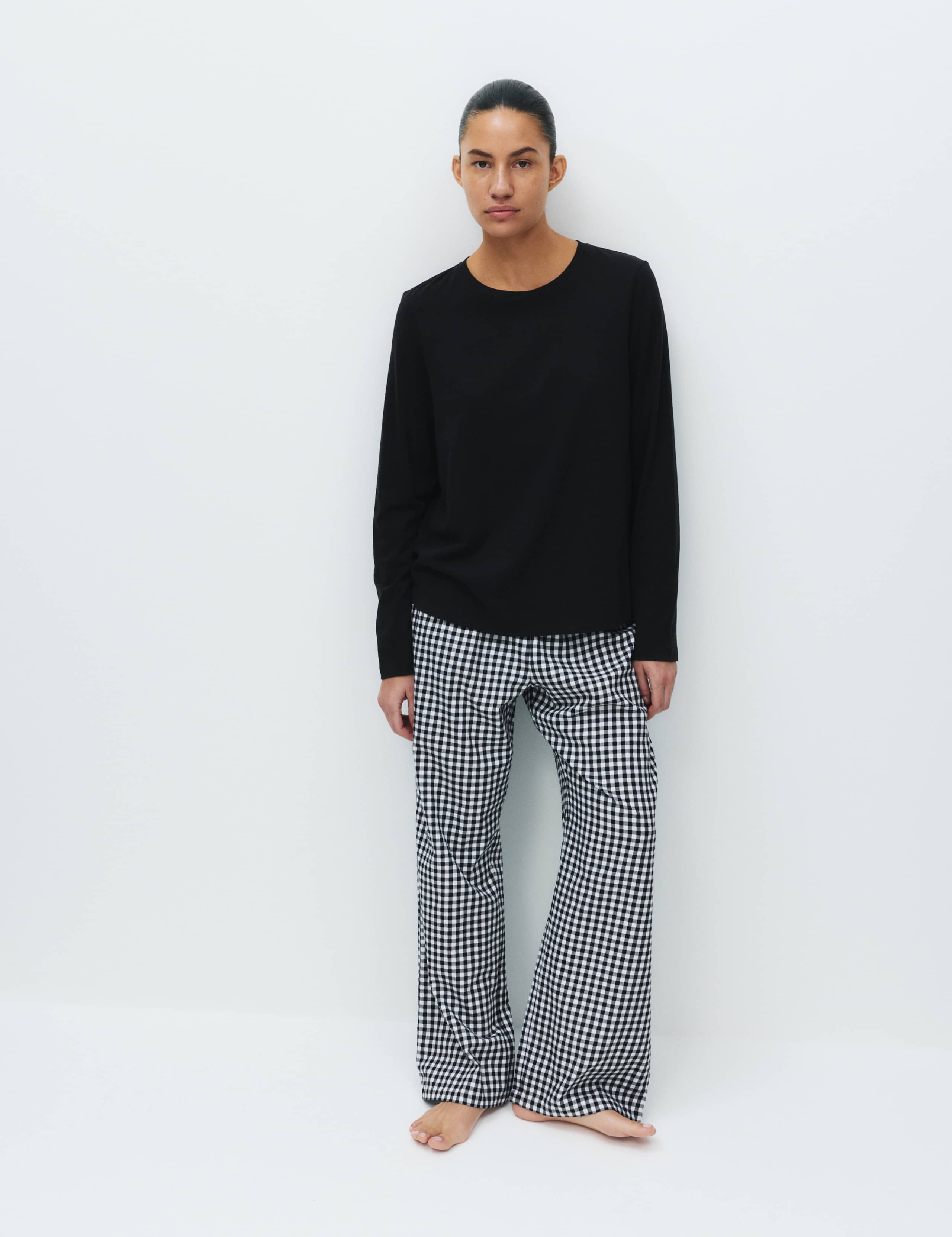 Pure Cotton Printed Long Sleeve Pyjama Set