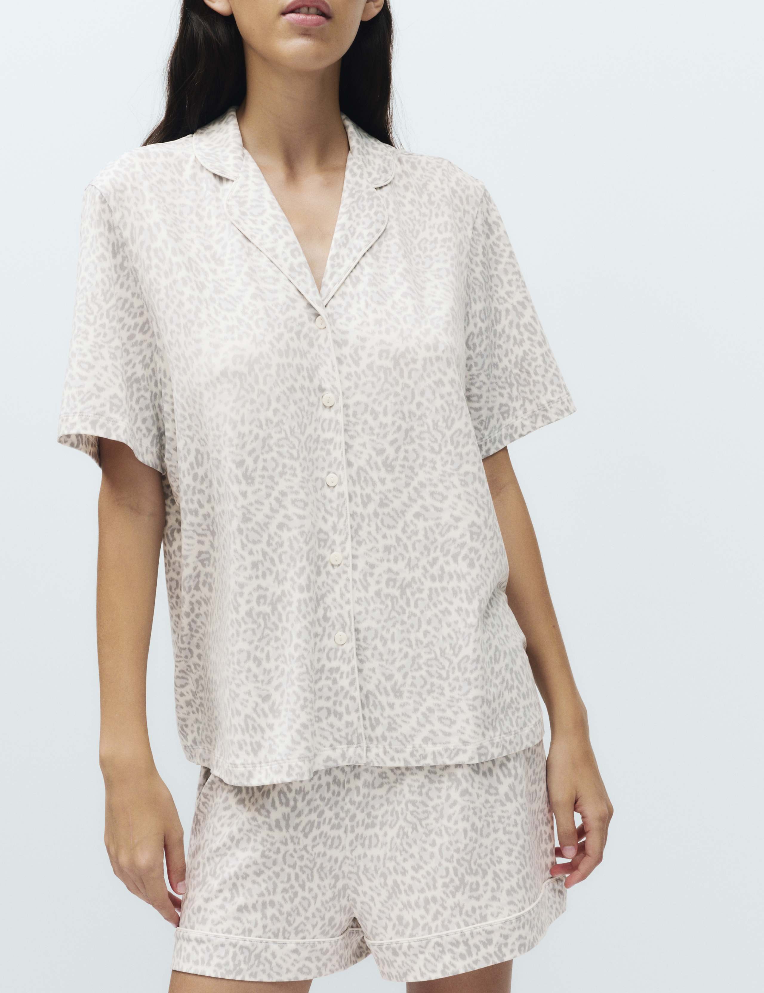 Soft Touch Printed Revere Shortie Set