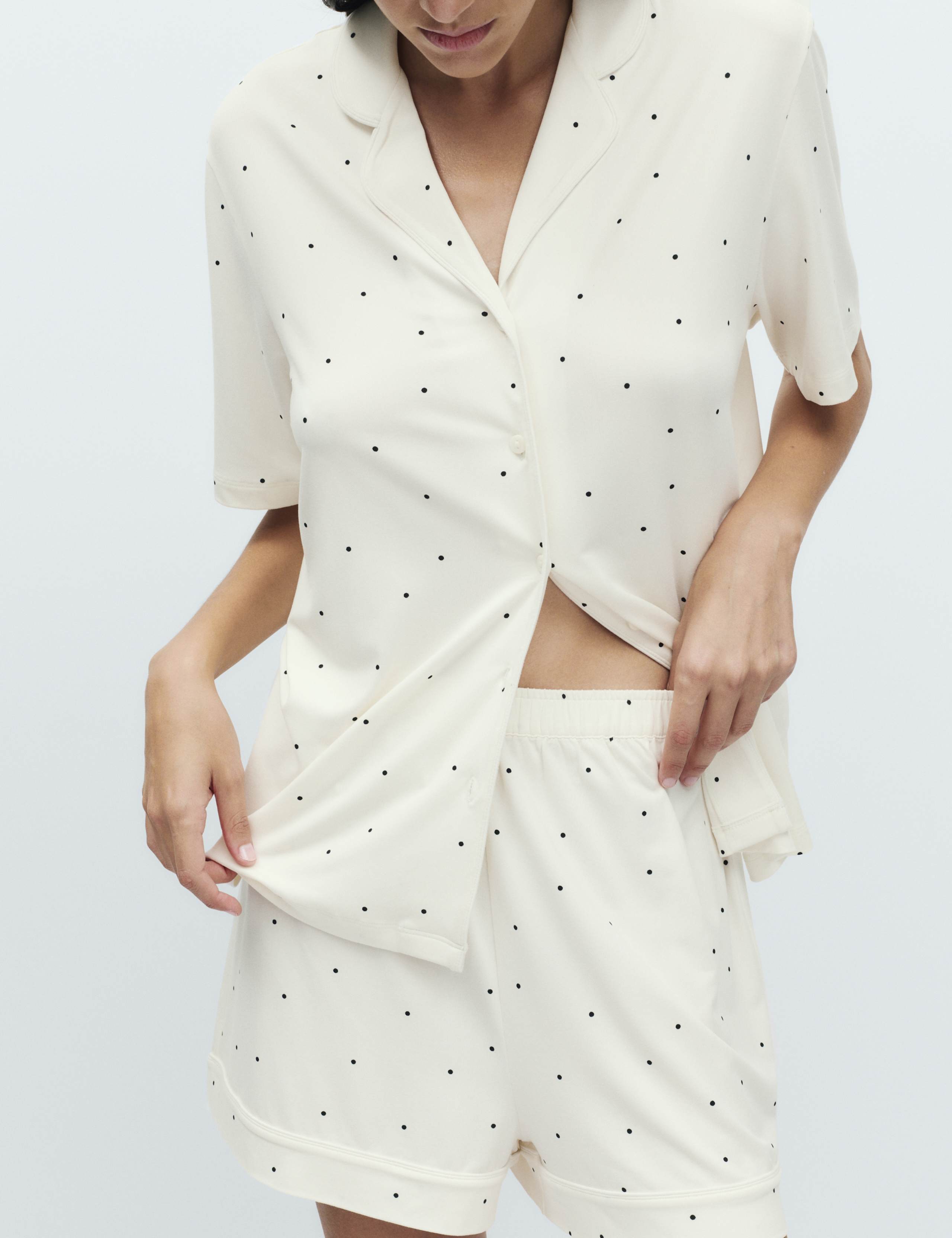 Soft Touch Printed Revere Shortie Set