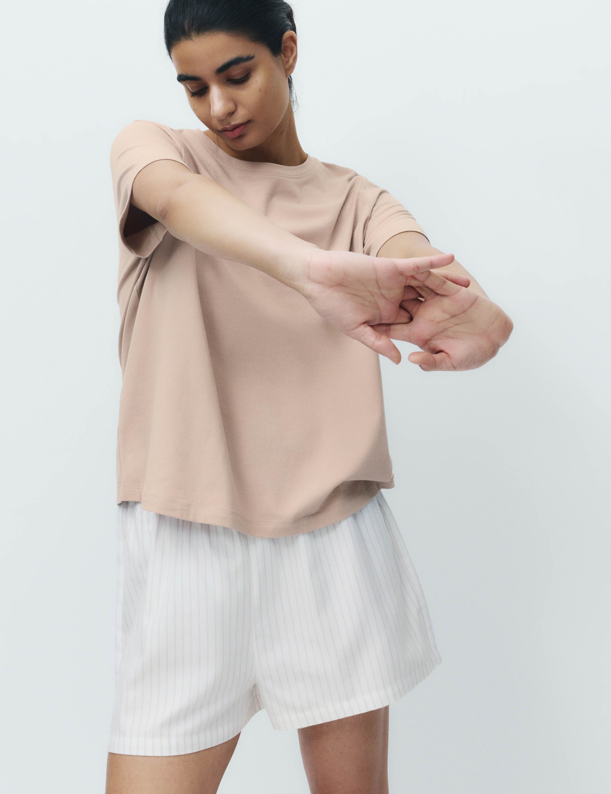 Cotton Rich Printed Shortie Set