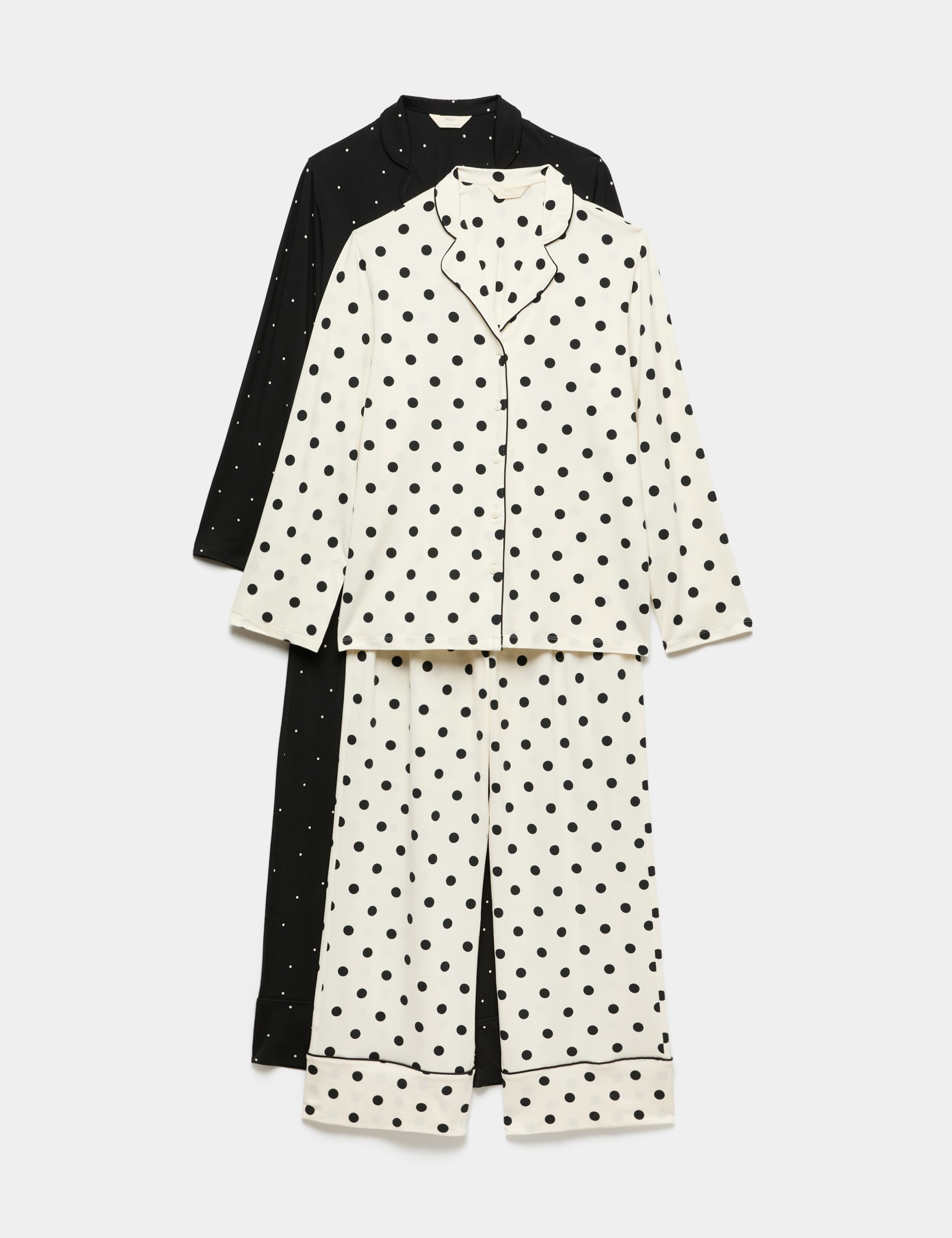 2 Pack Soft Touch Polka Dot Pyjama Sets