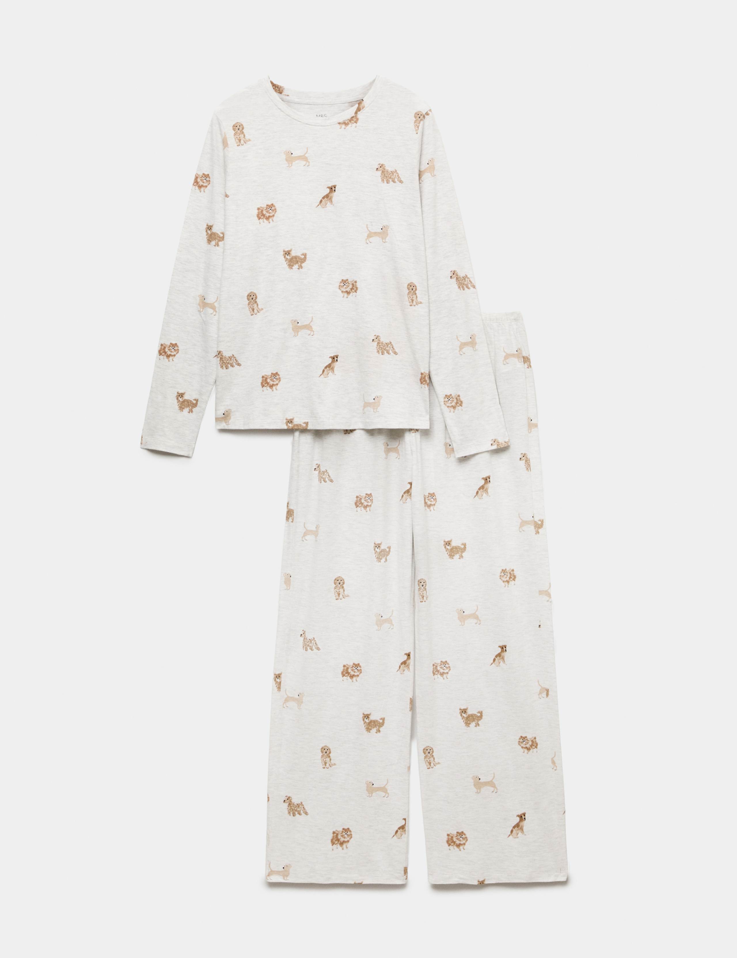 Pure Cotton Printed Pyjama Set