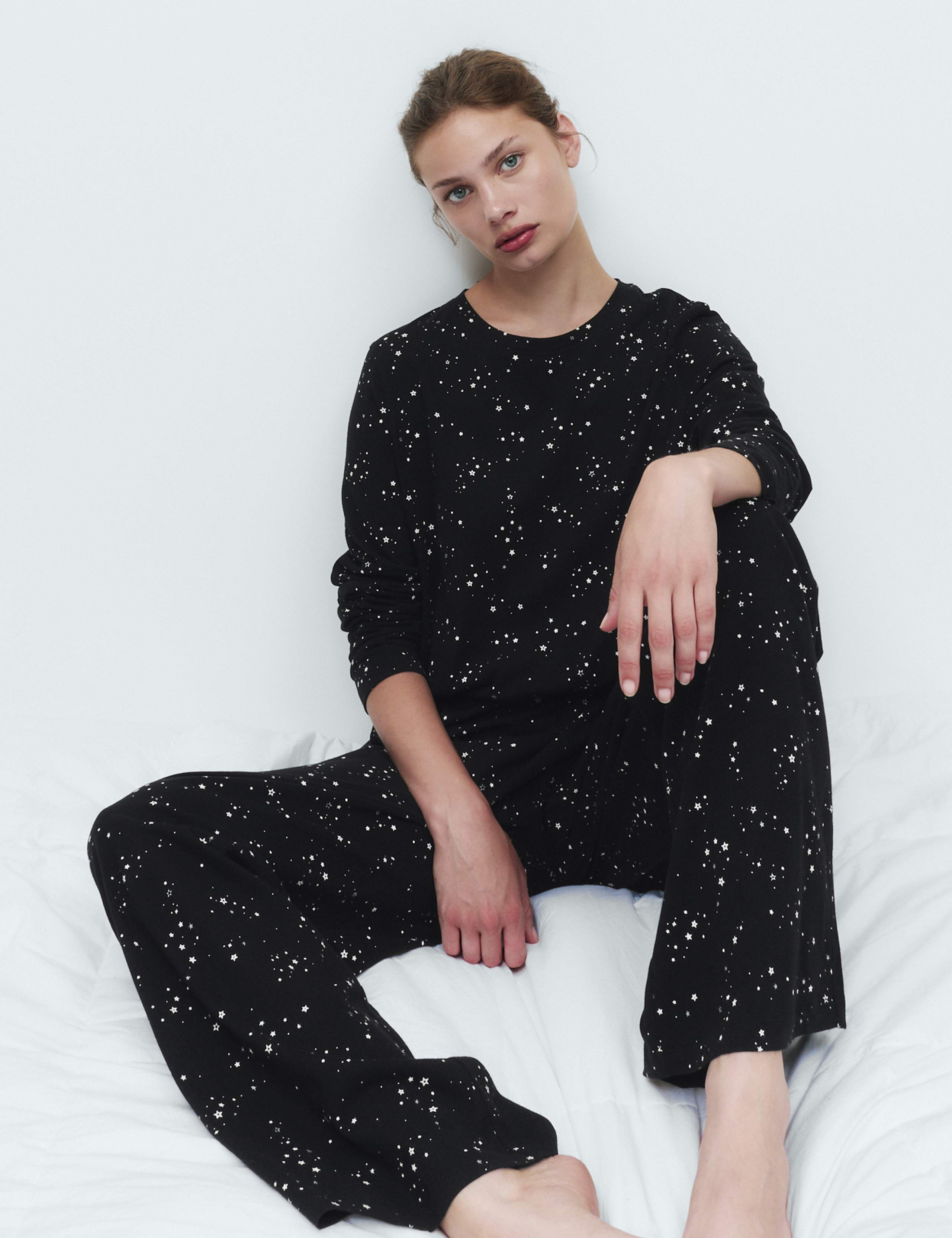 Pure Cotton Printed Pyjama Set