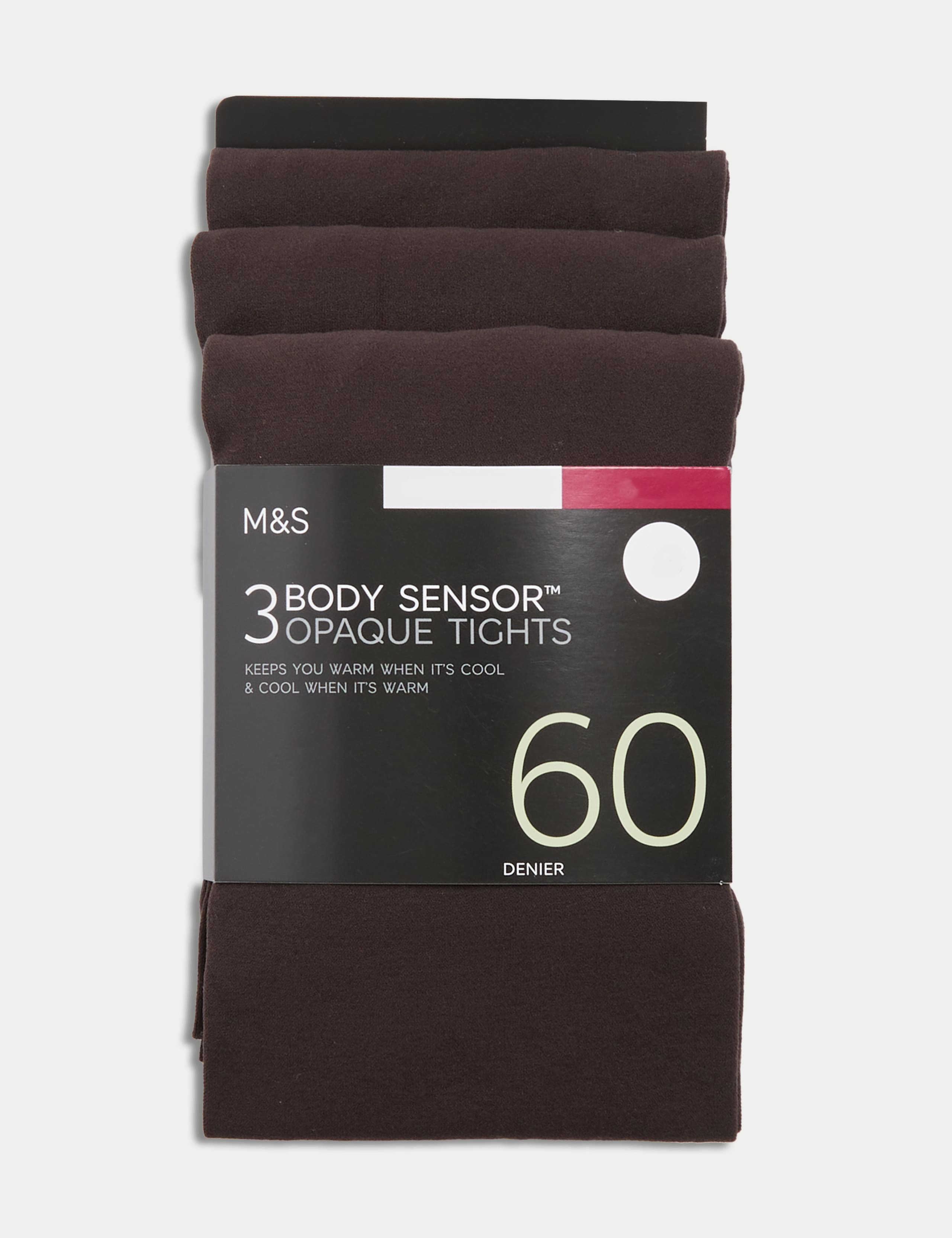 3pk 60 Denier Body Sensor™ Tights
