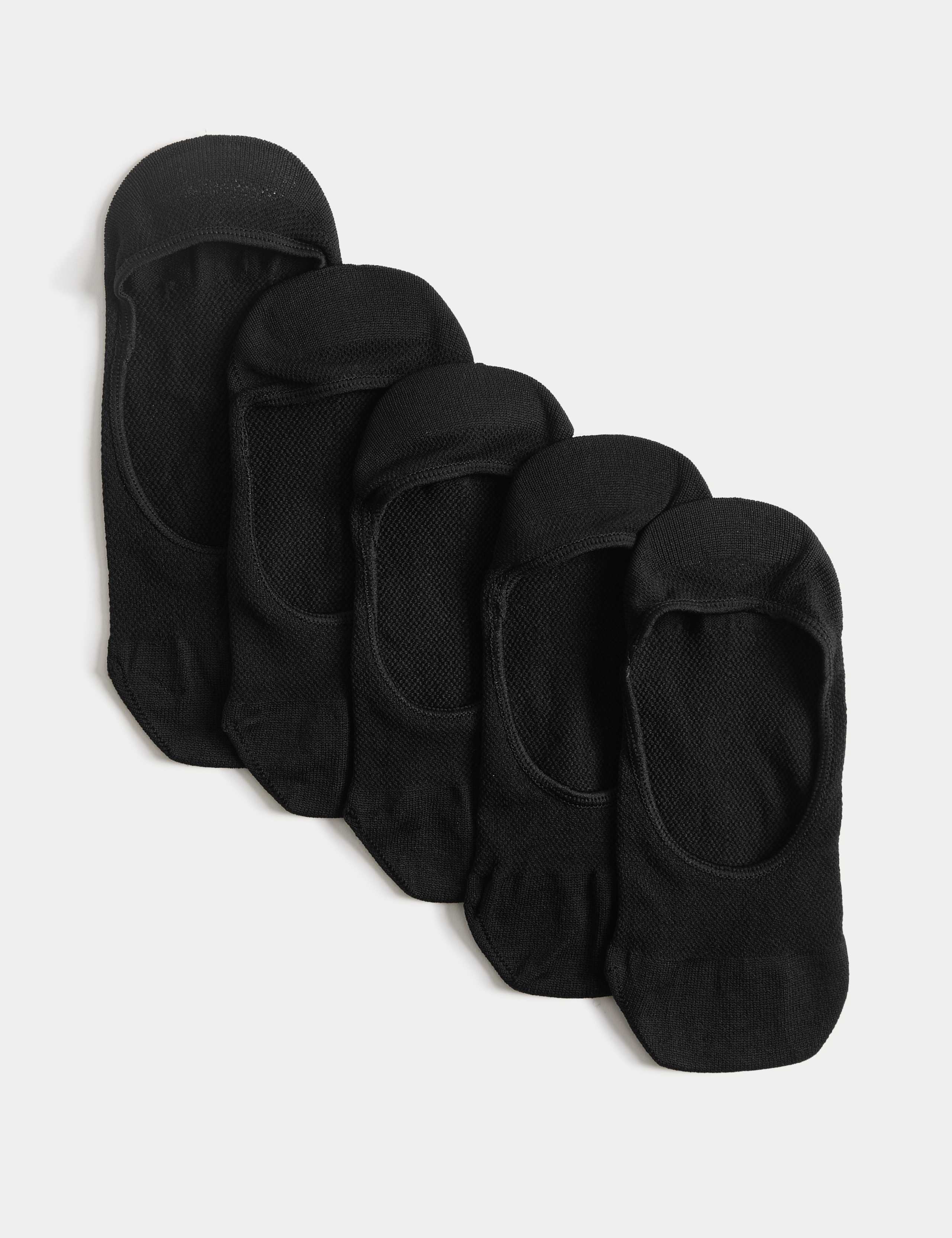 5 Pack Microfibre Low Cut Footsies