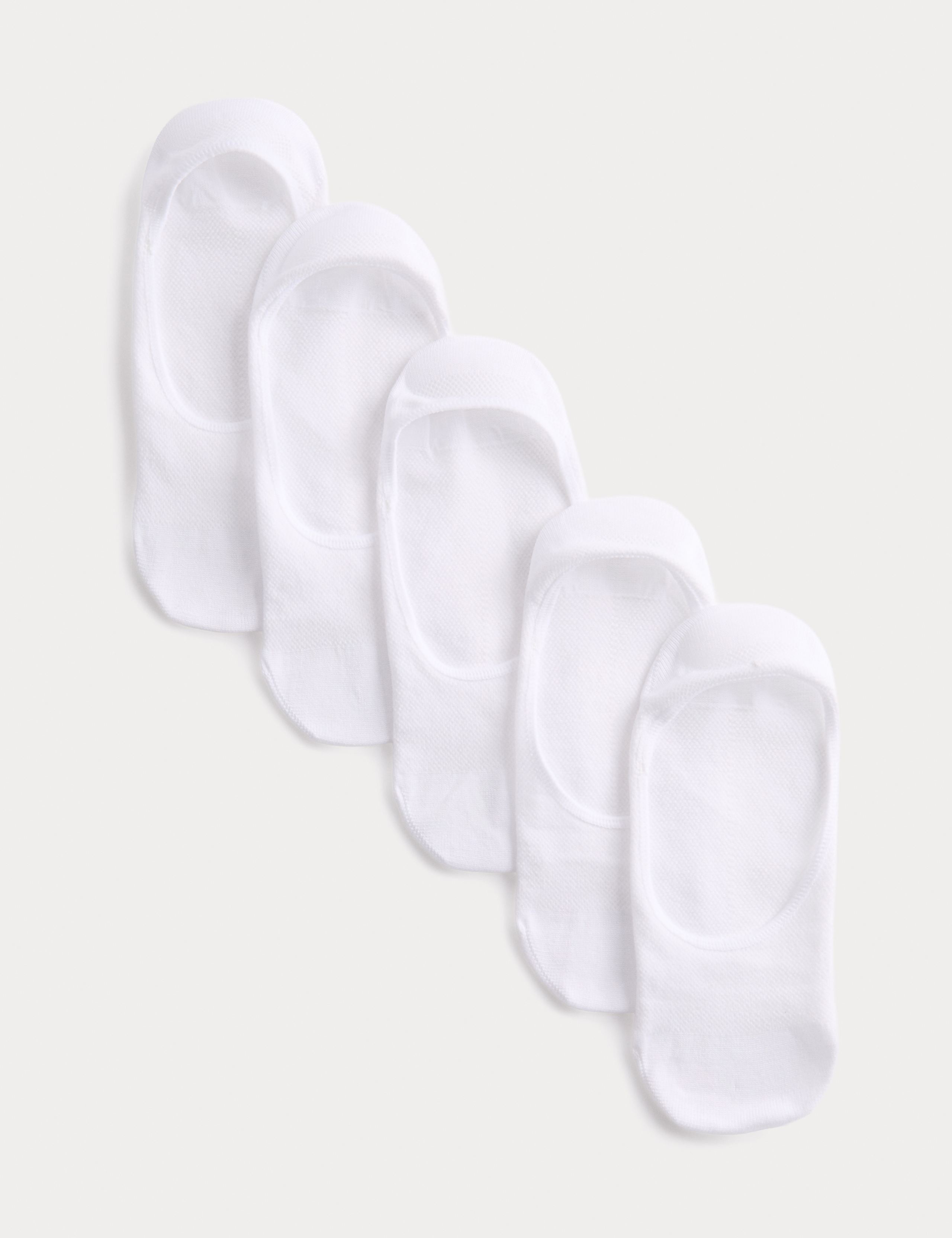 5 Pack Microfibre Low Cut Footsies