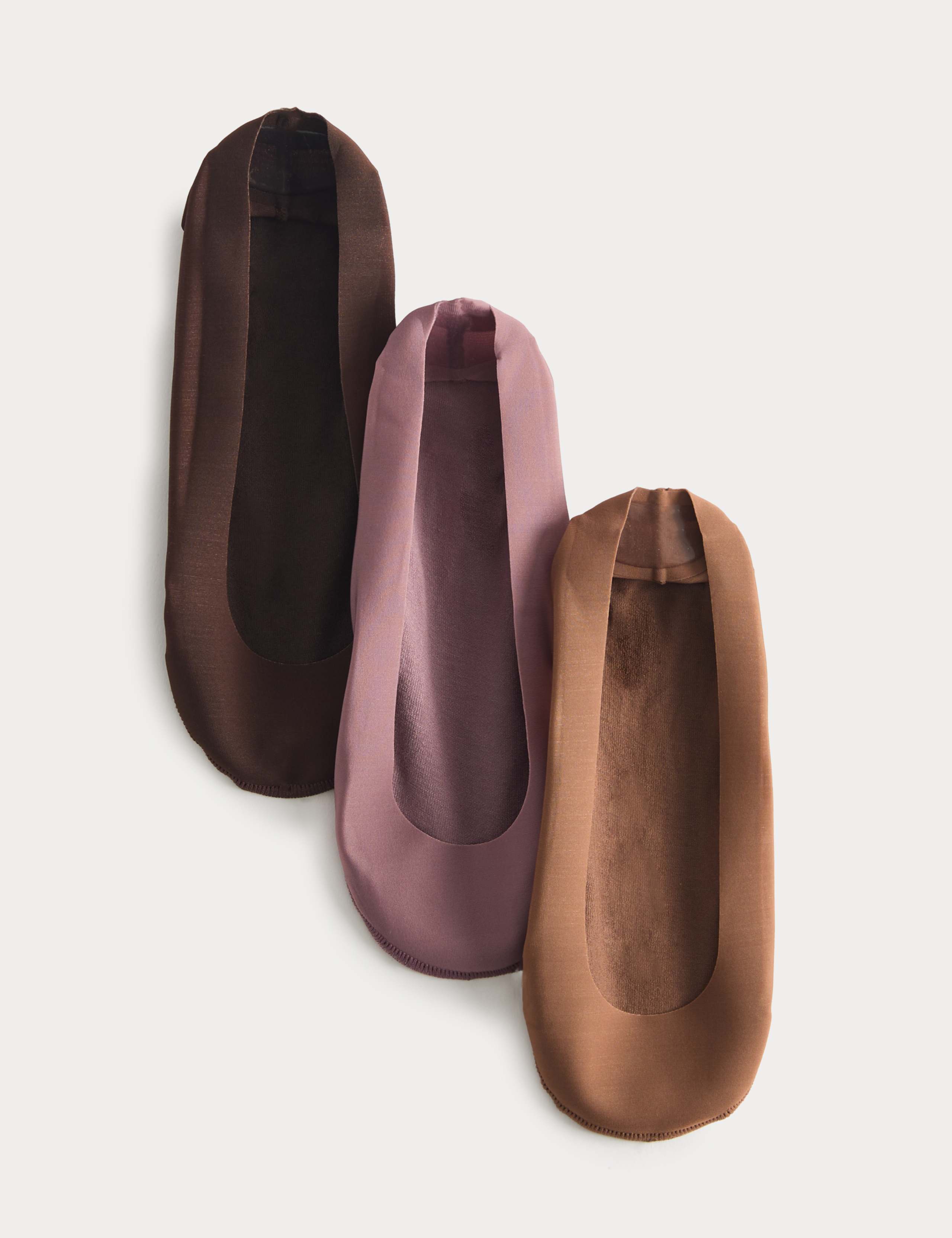 3 Pack Cotton Blend Footsies