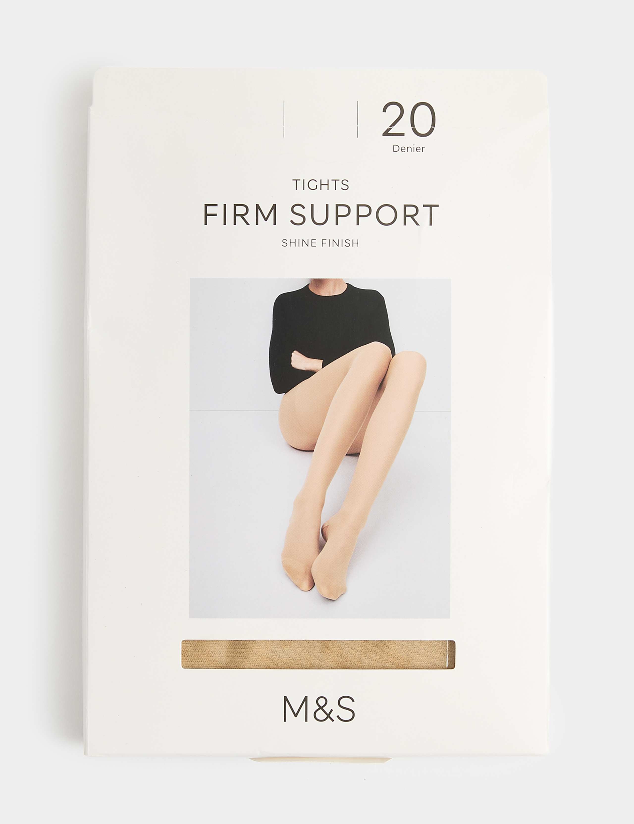2 Pack 20 Denier Firm Support Tights