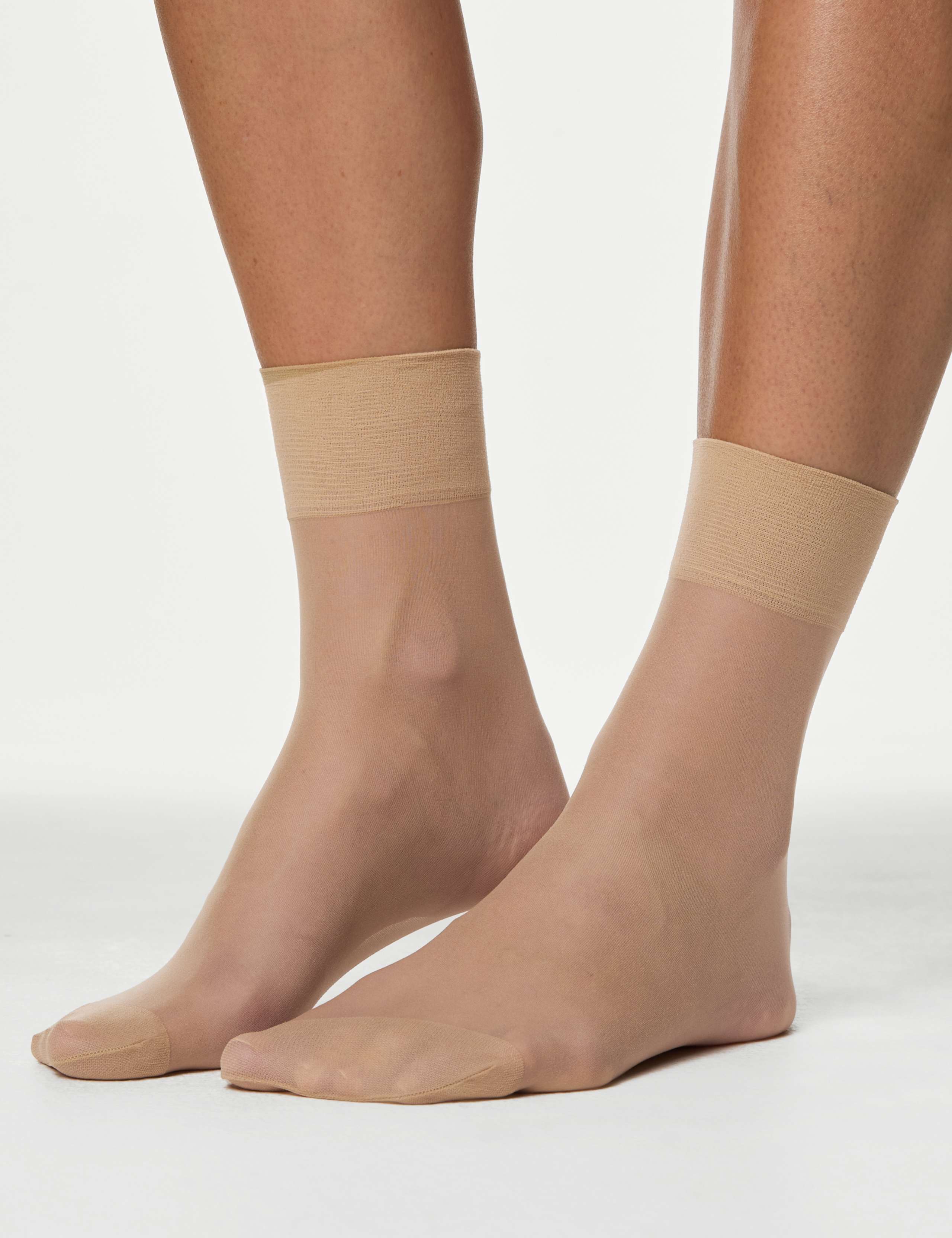 5pk 10 Denier Ladder Resist Matt Ankle Highs