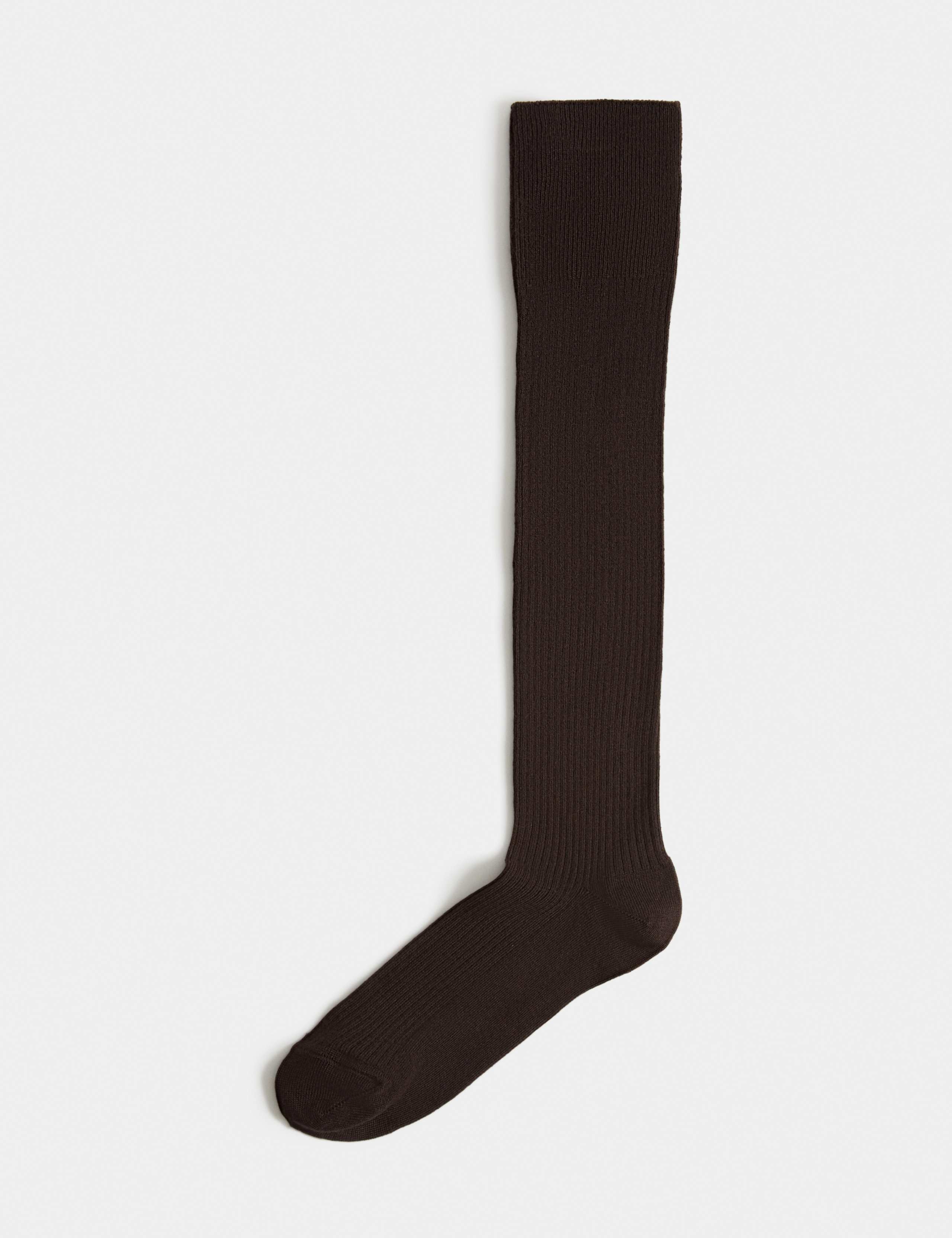 Supersoft Ribbed Knee High Socks