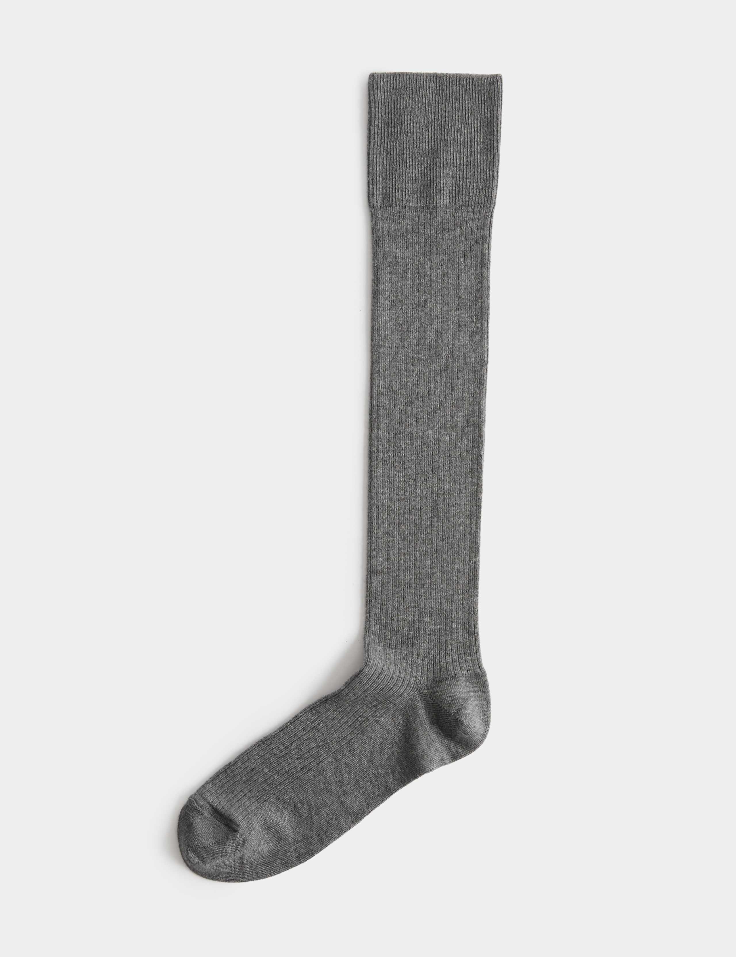 Supersoft Ribbed Knee High Socks
