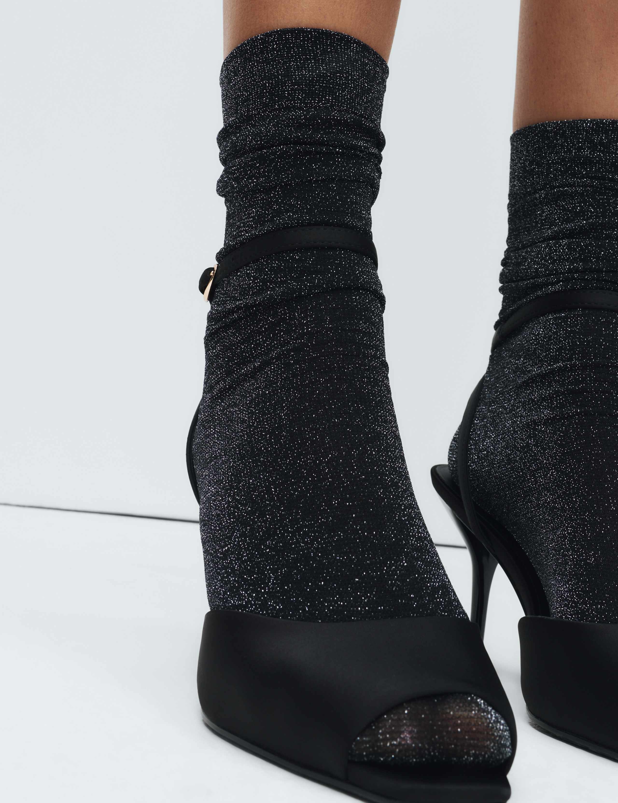 Glitter Ankle Highs