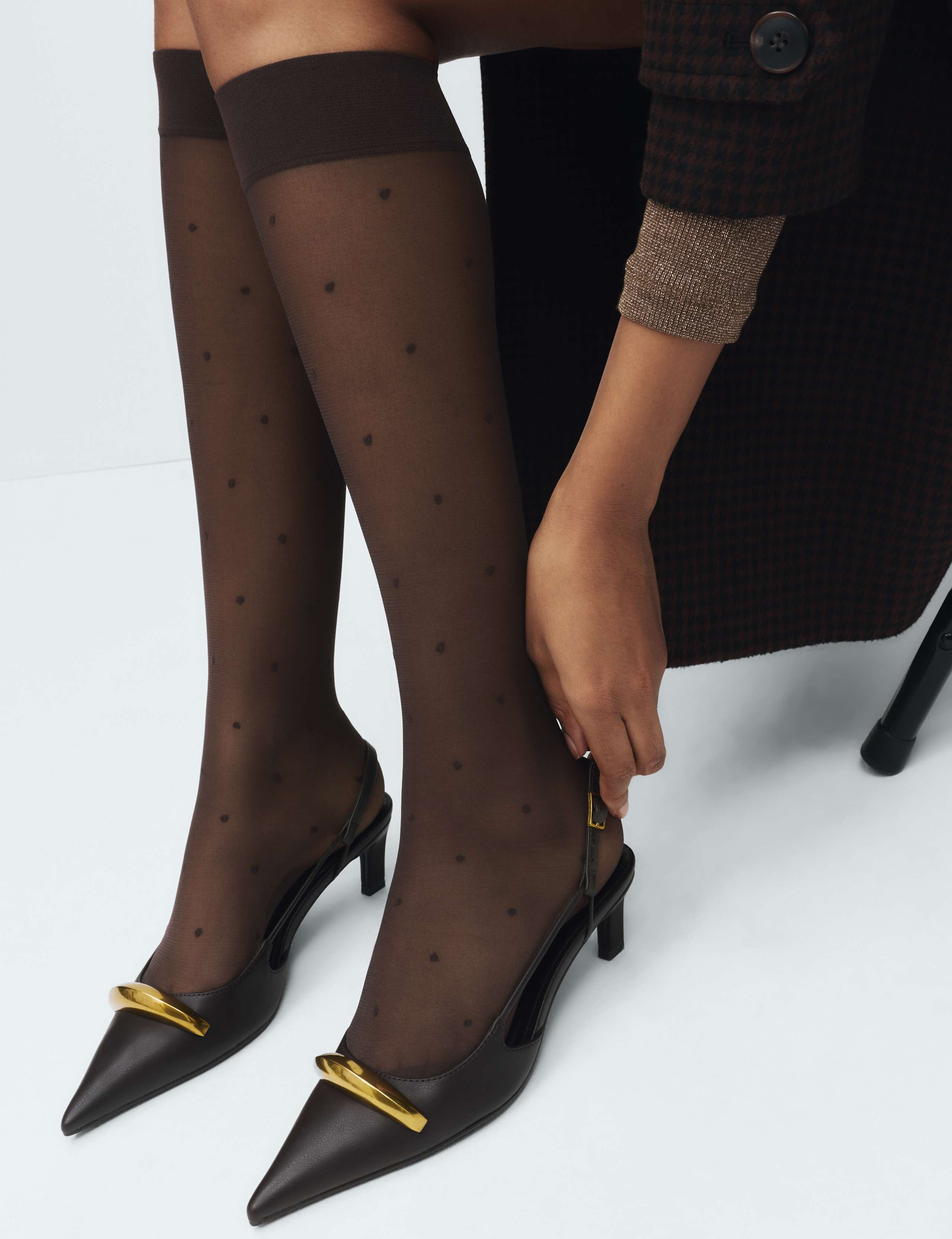 Sheer Spot Knee Highs