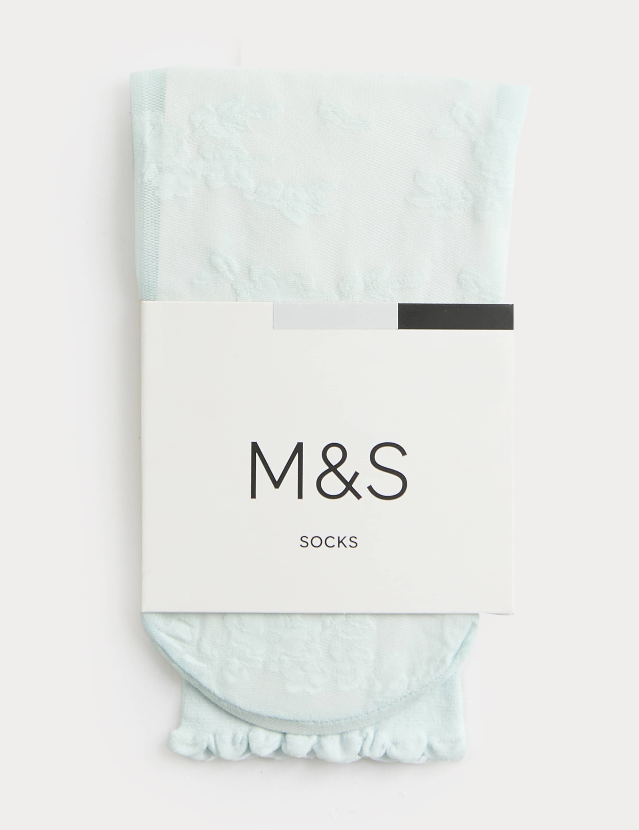 Floral Lace Ankle High Socks