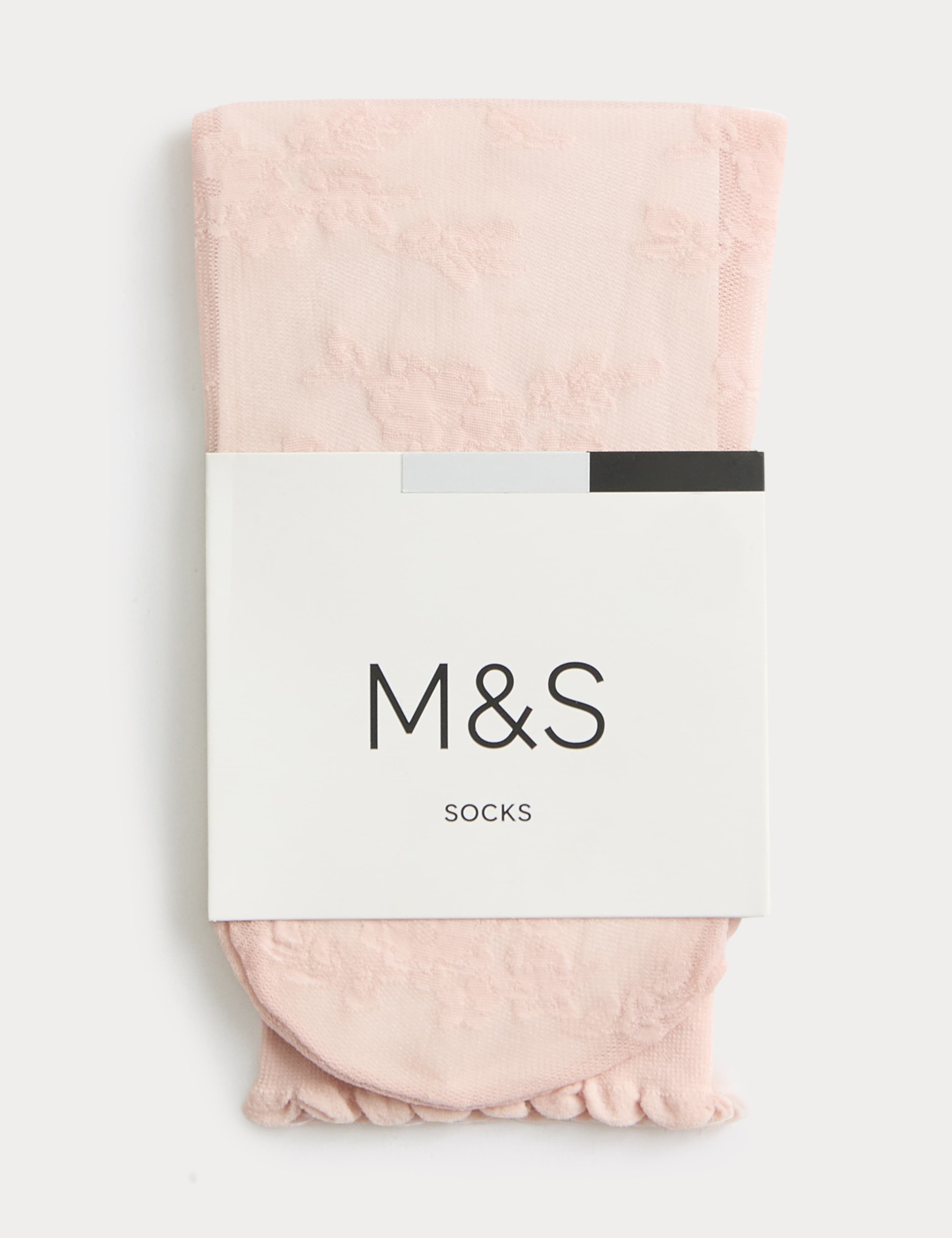 Floral Lace Ankle High Socks