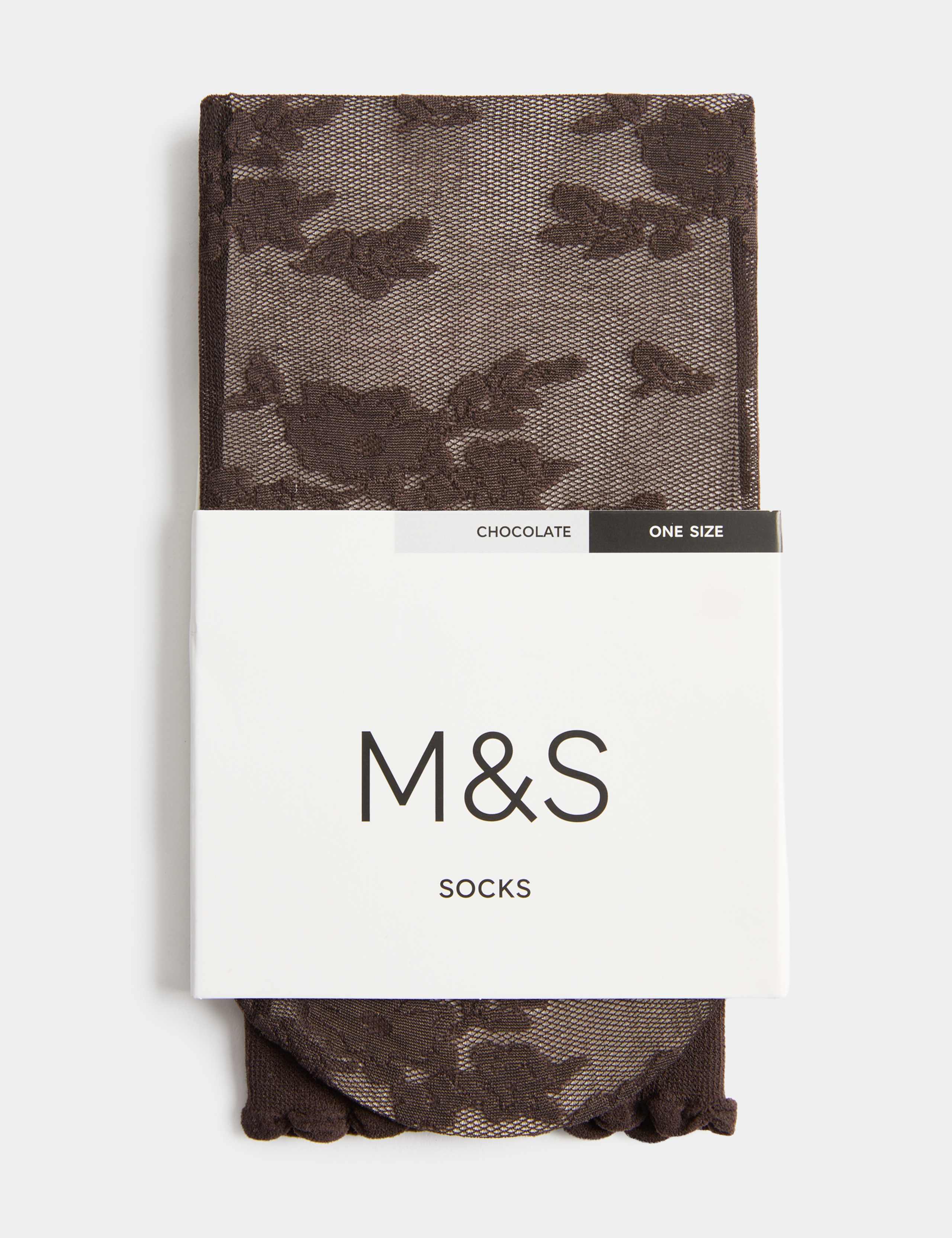 Floral Lace Ankle High Socks