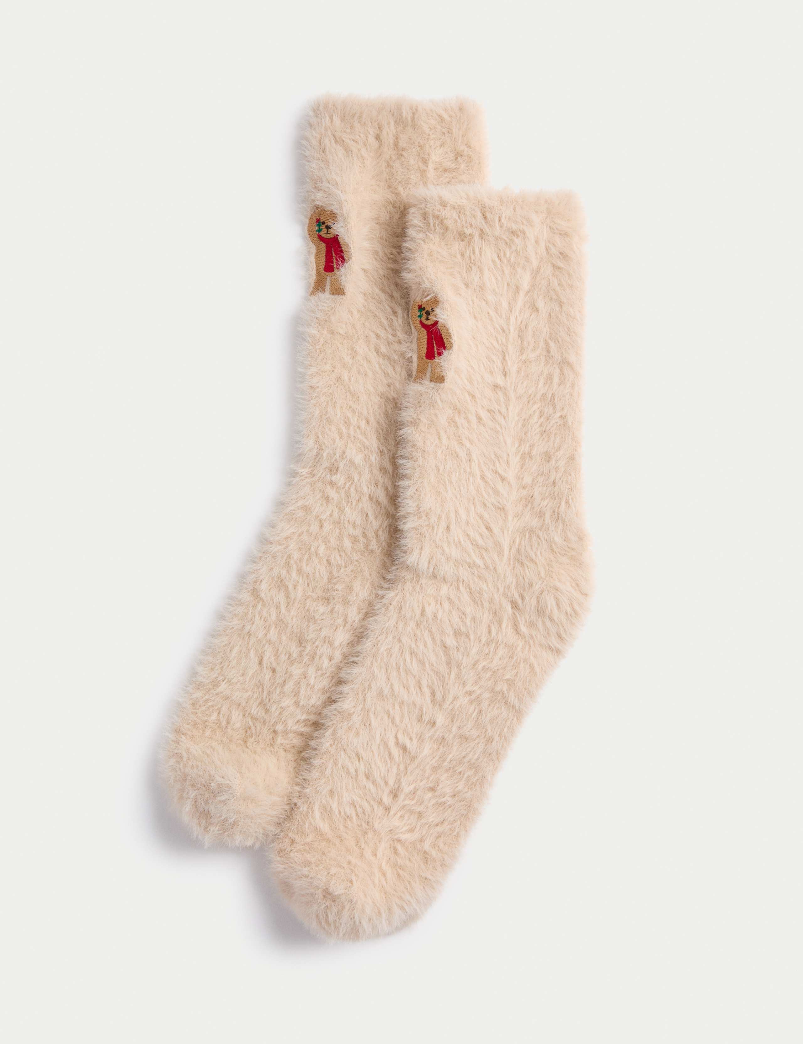 Cosy Spencer Bear™ Embroidered Socks
