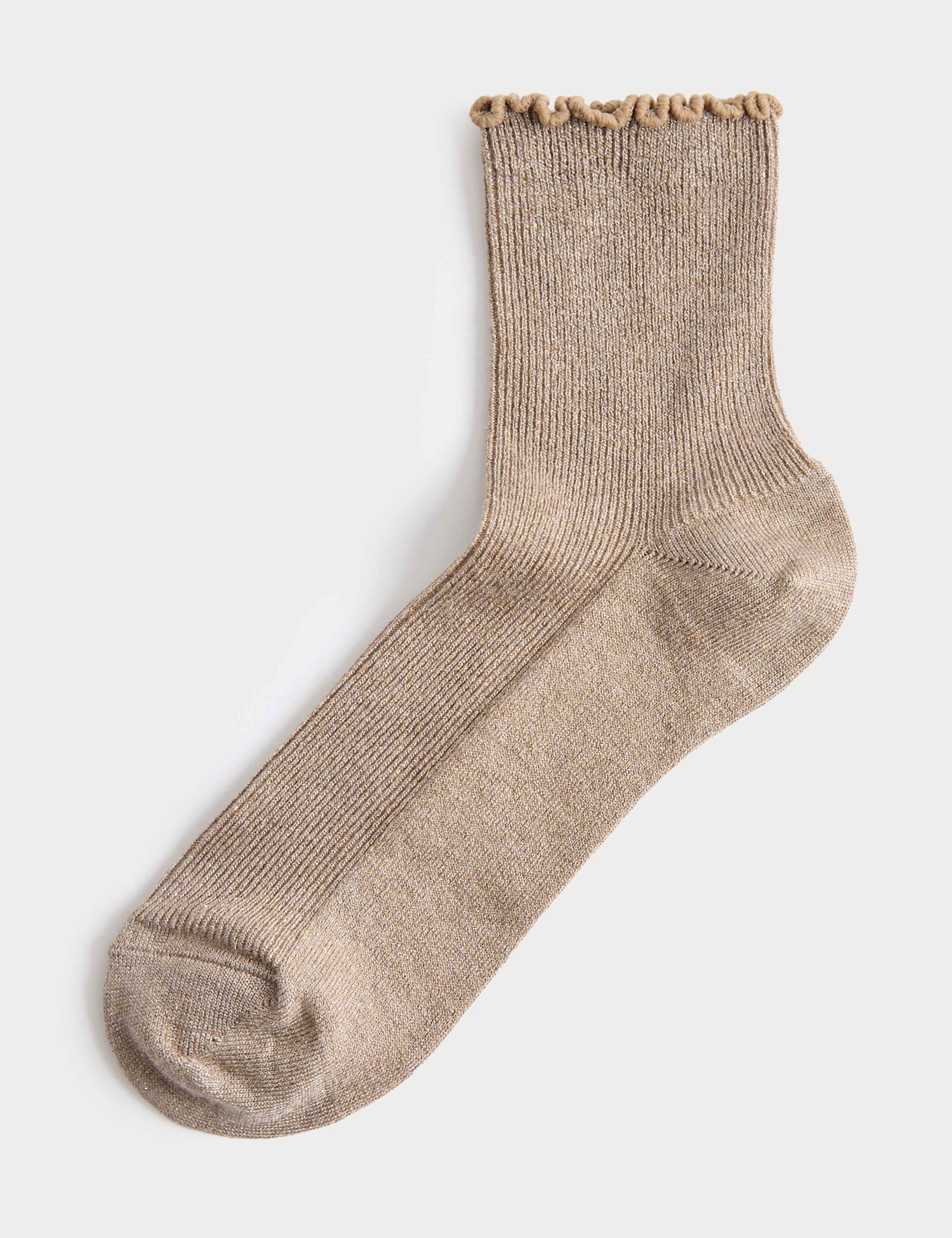 All Over Sparkle Quarter Socks