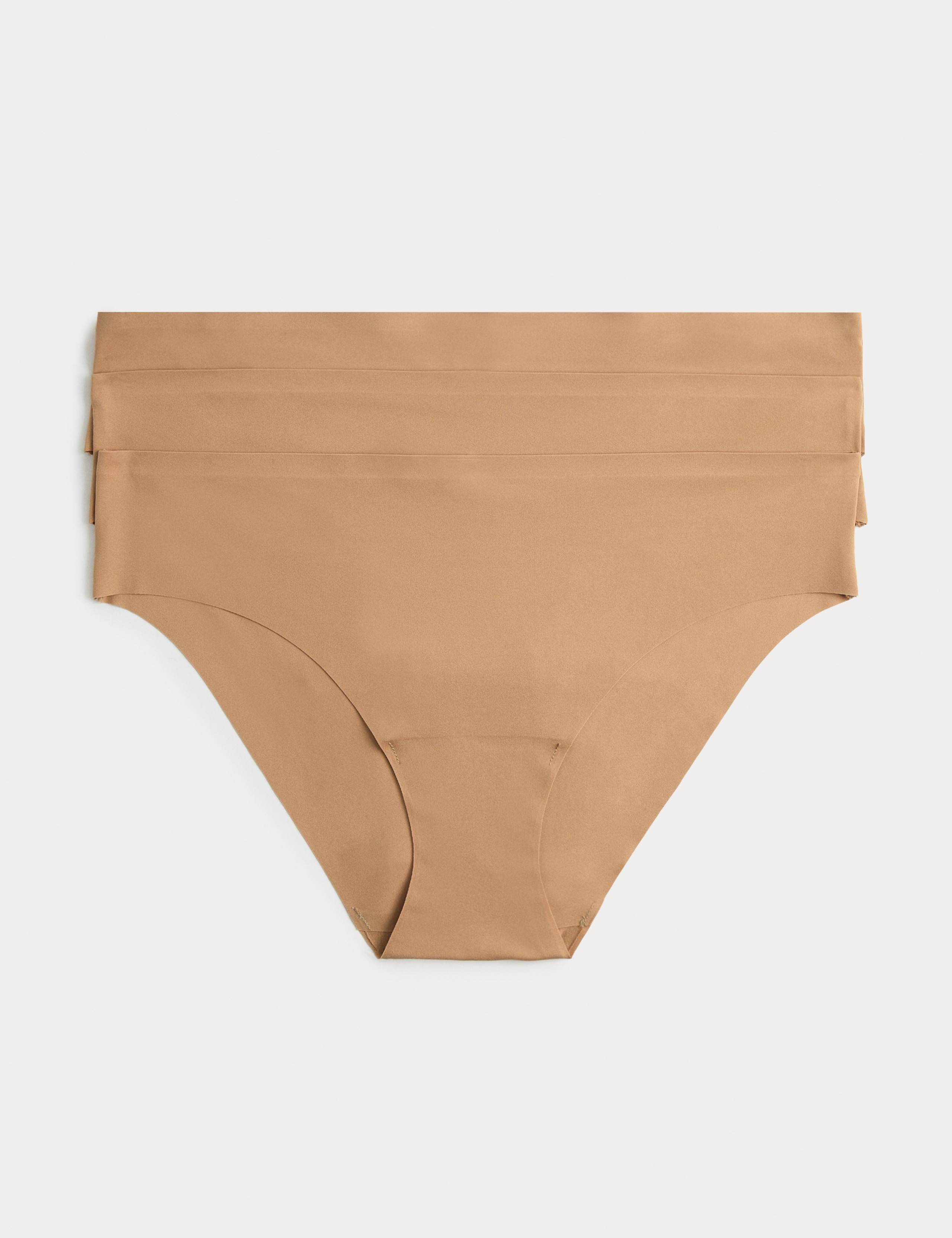 3pk Invisible No VPL Brazilian Knickers