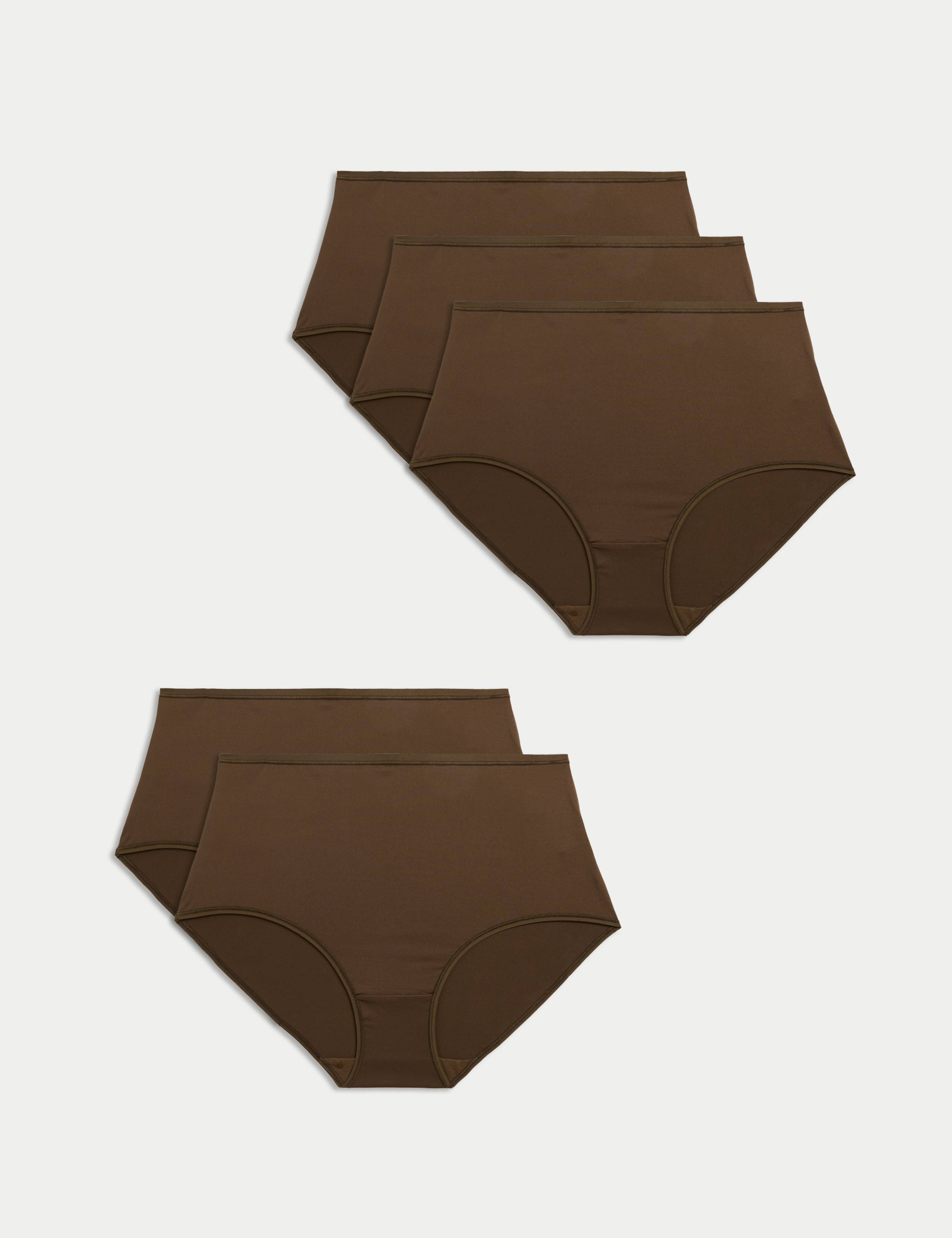 5pk Microfibre Full Briefs