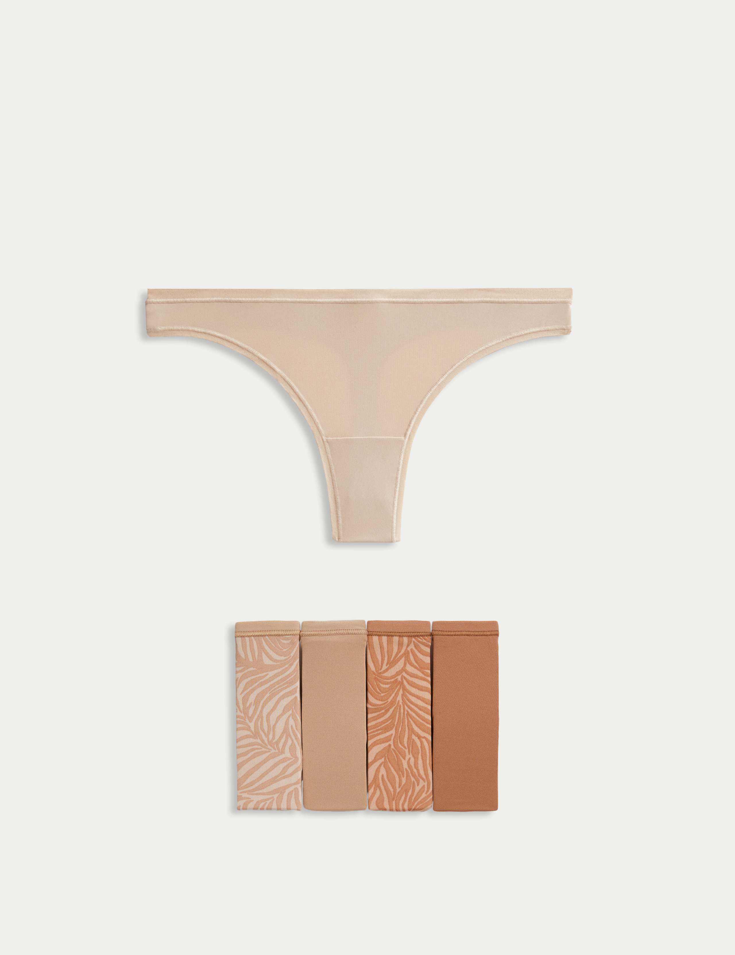 5pk Microfibre Thongs