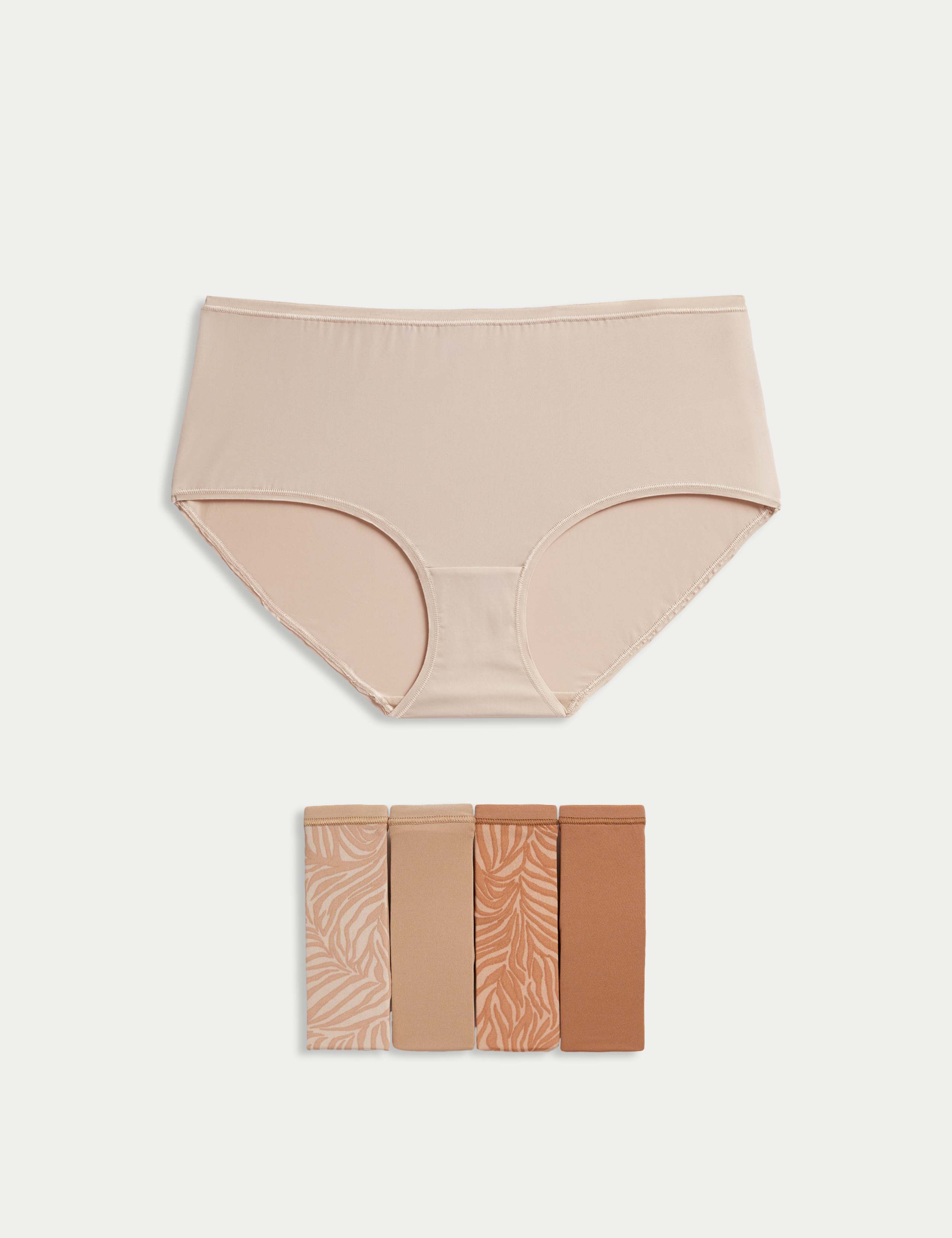 5pk Microfibre High Rise Knicker Shorts