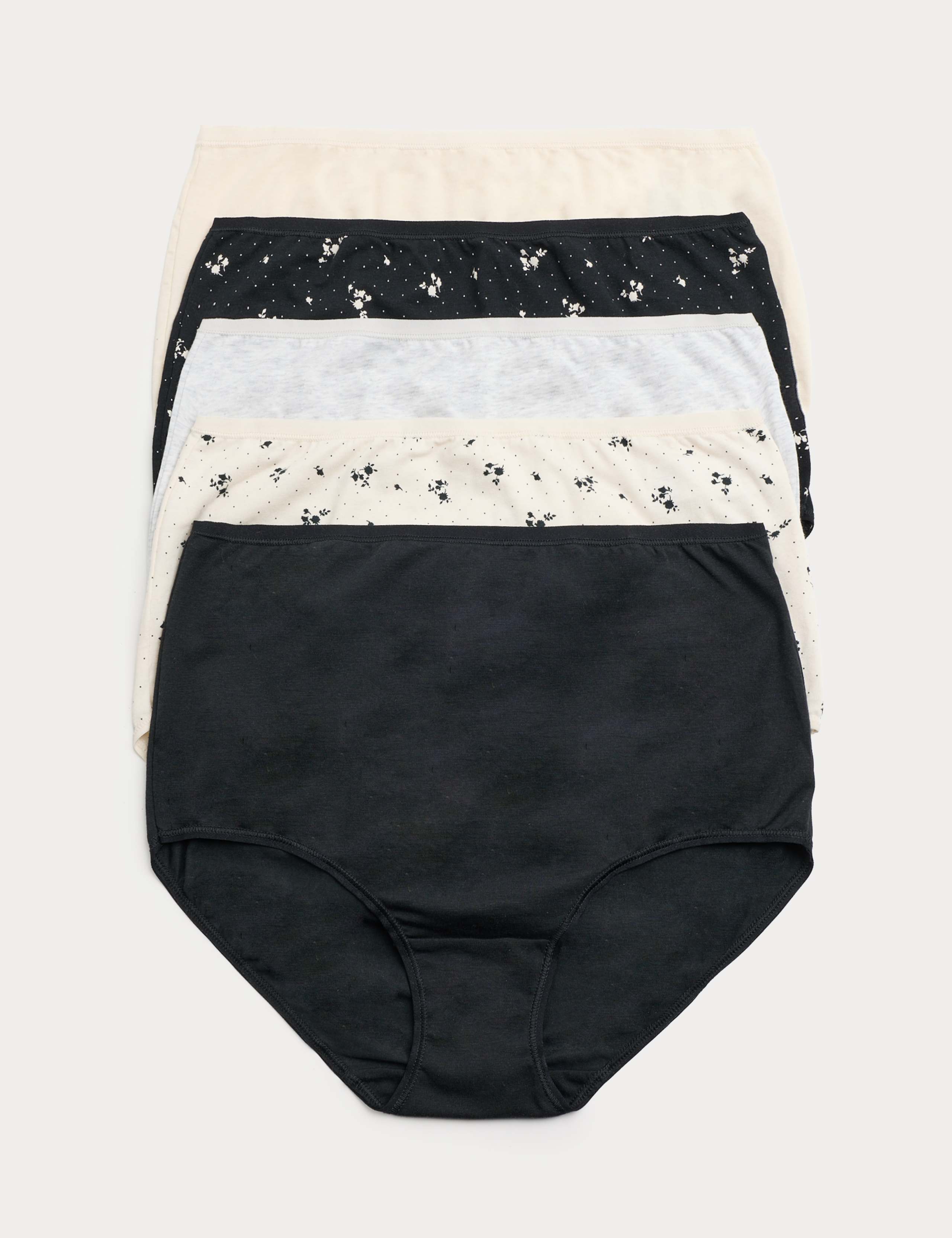 5pk Cotton Modal Rich Full Briefs