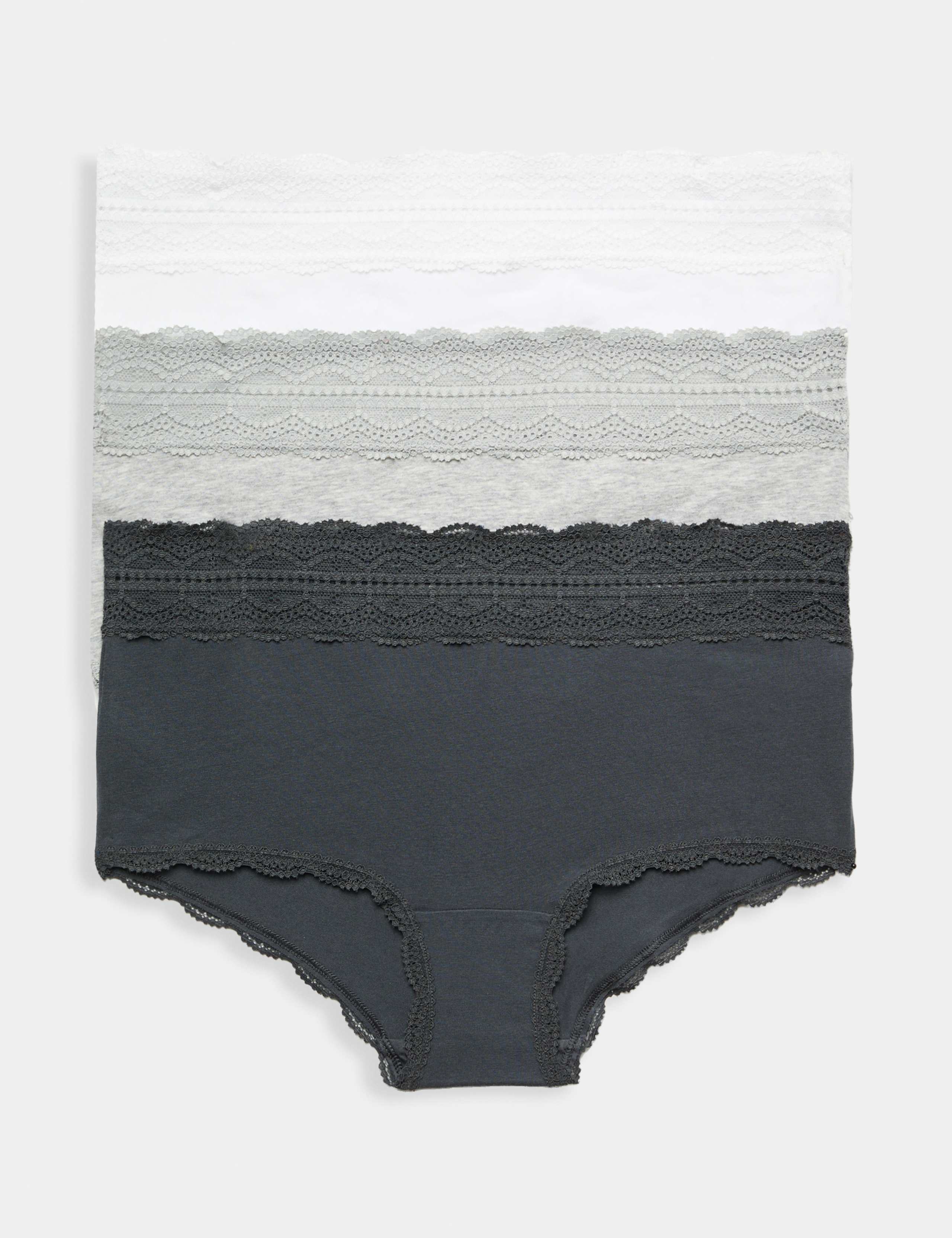 3pk Cotton Rich High Rise Shorts