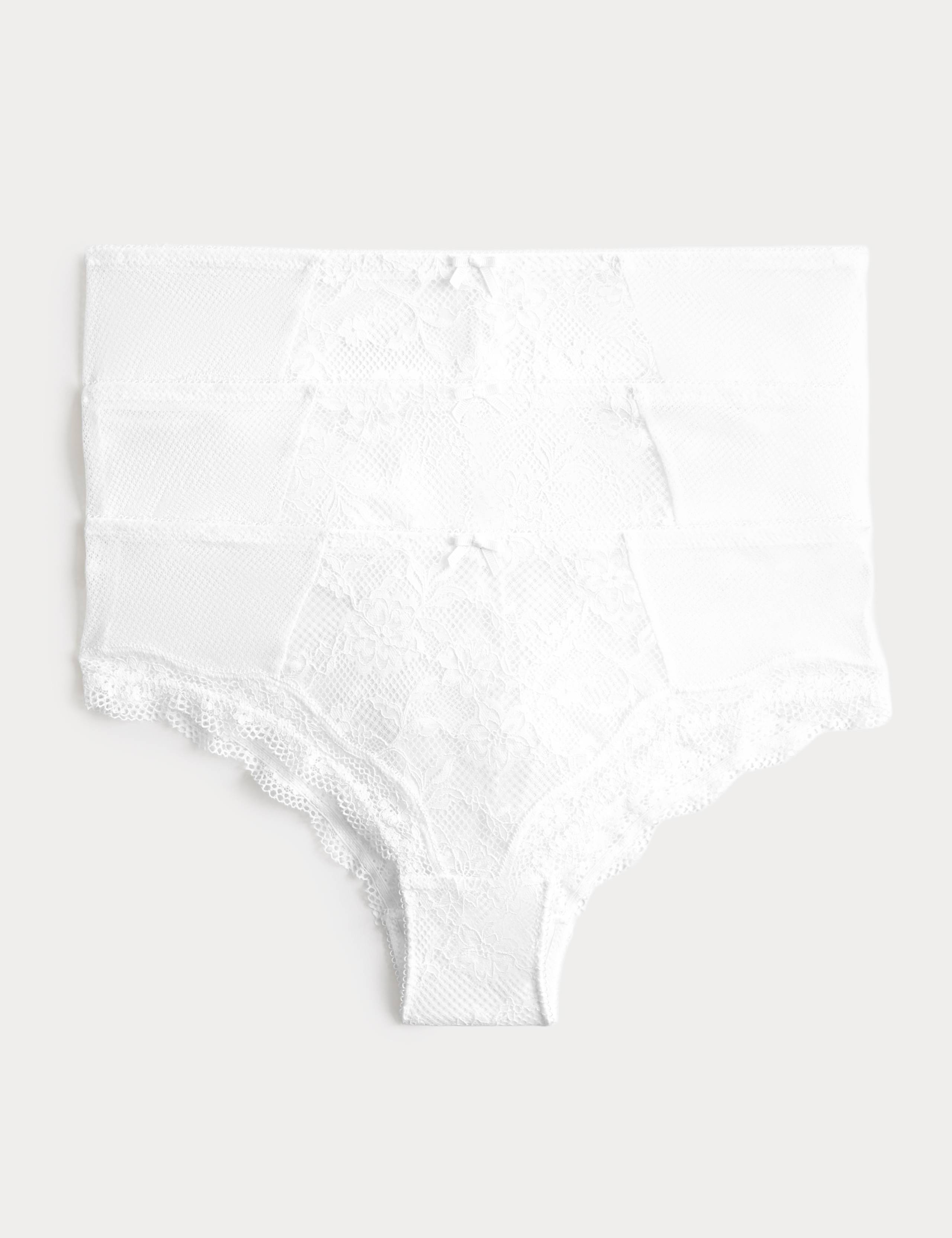 3 Pack Jasmine All Over Lace Hipster Knickers