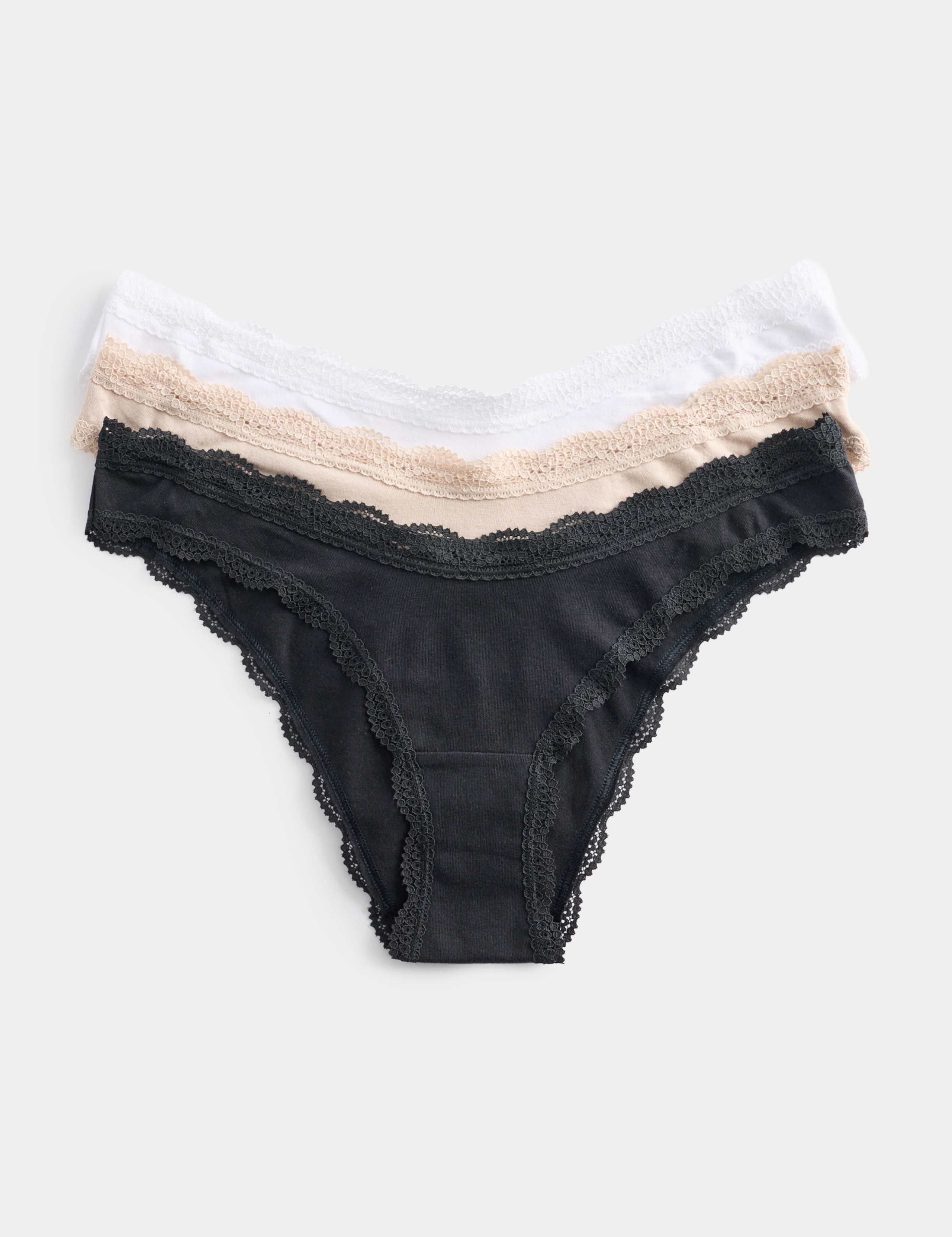 3 Pack Cotton Rich Dipped Miami Knickers