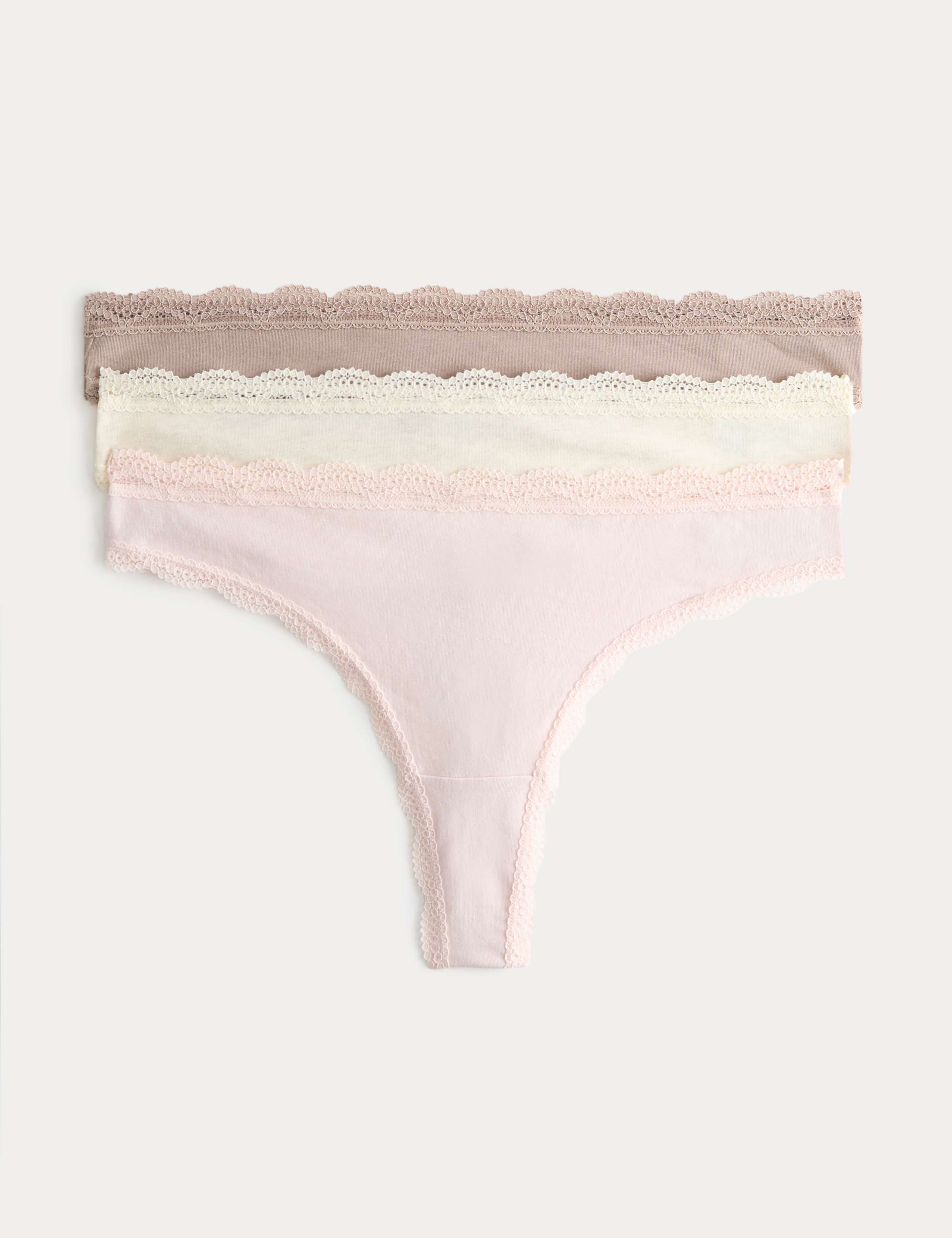 3pk Cotton Rich Thongs