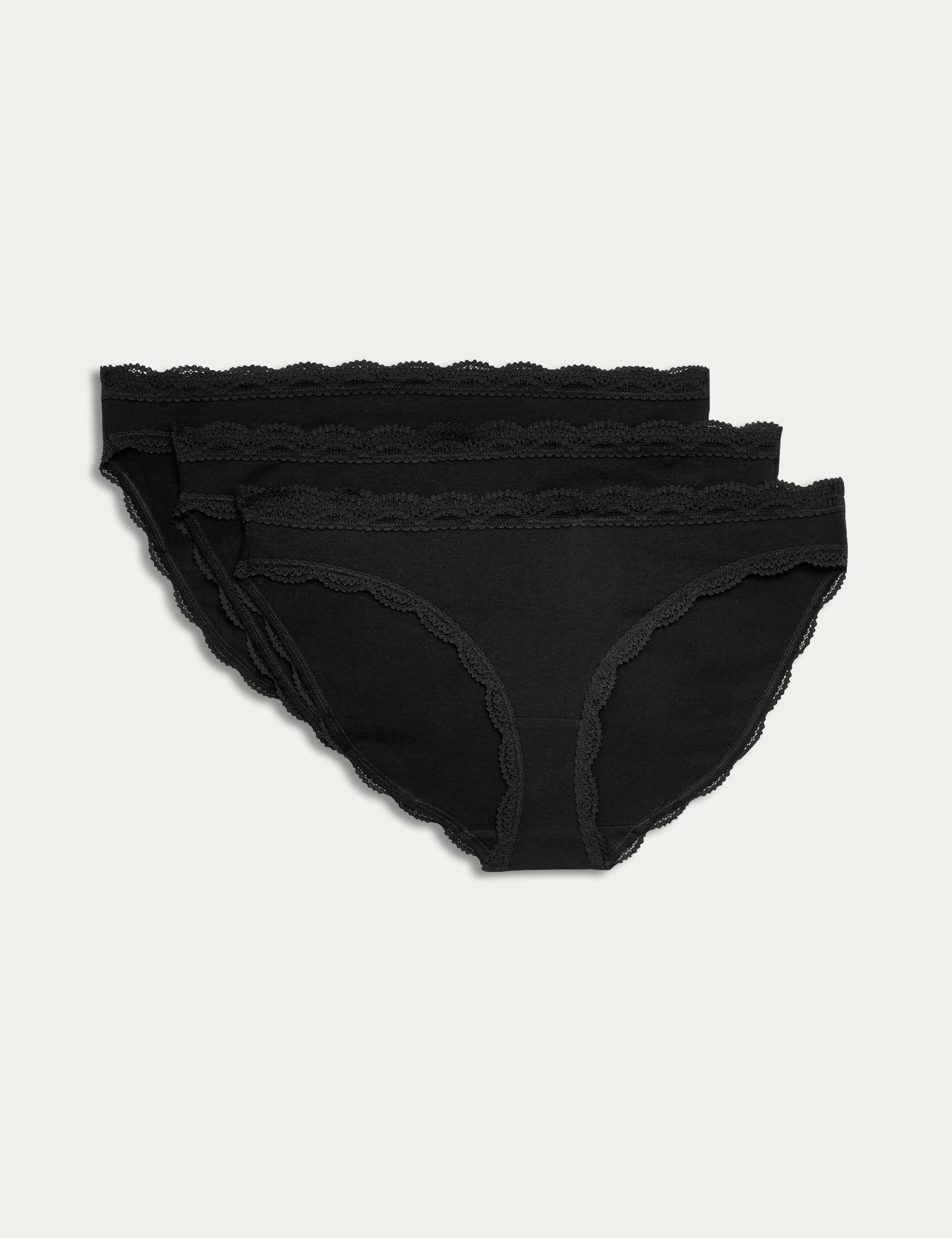 3pk Cotton Rich Bikini Knickers