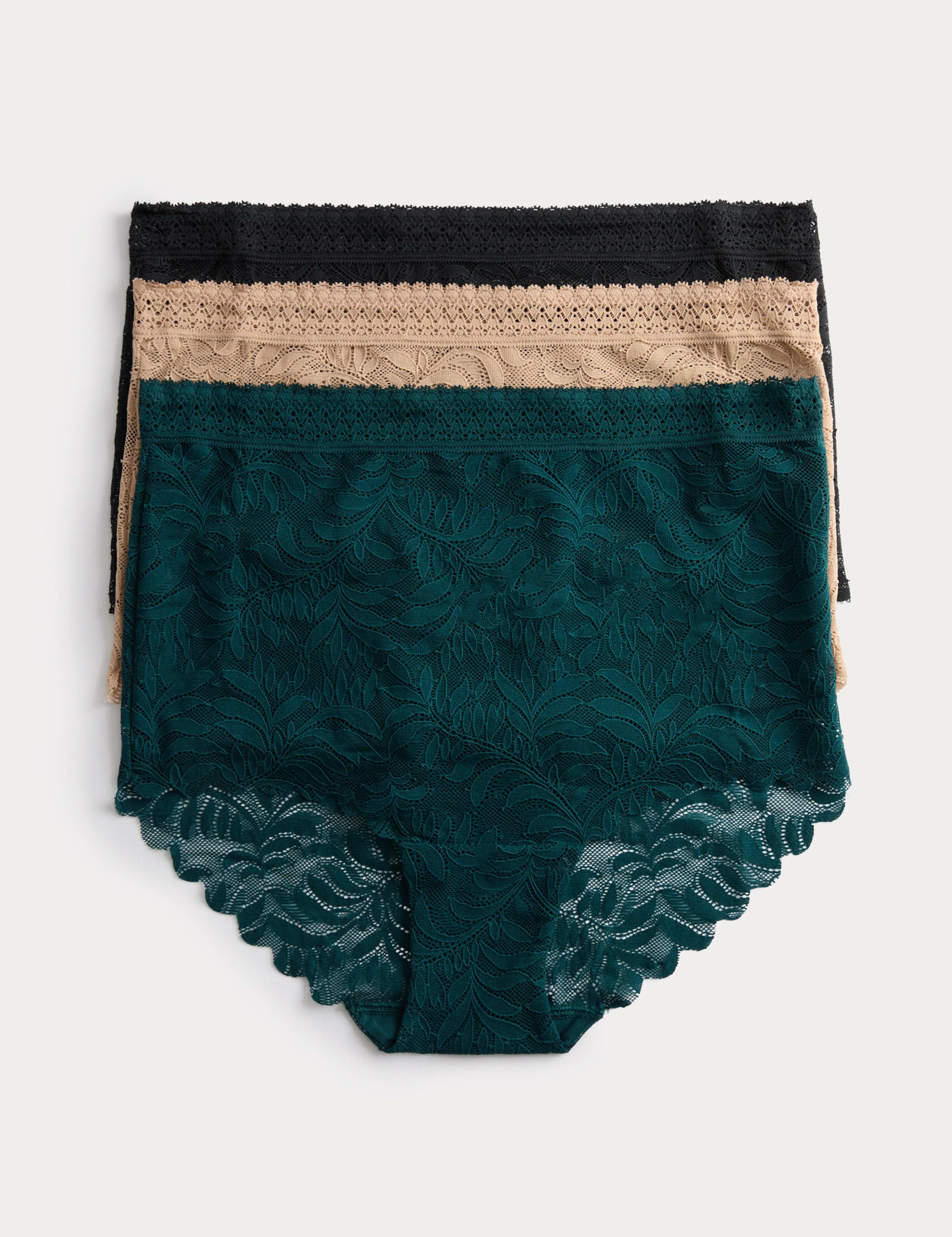 3pk Flexifit™ Lace Full Briefs