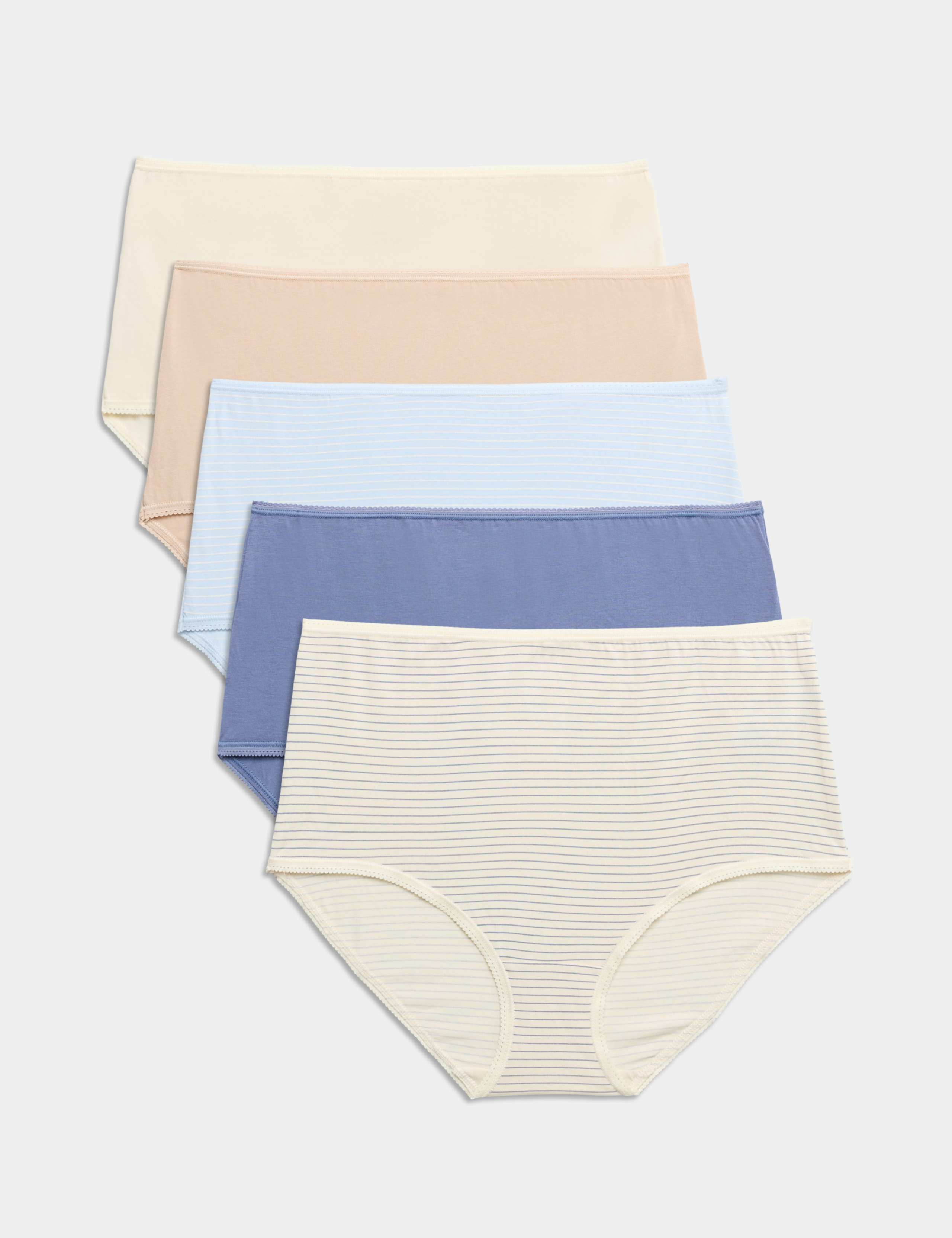 5pk Cotton Lycra® Full Briefs
