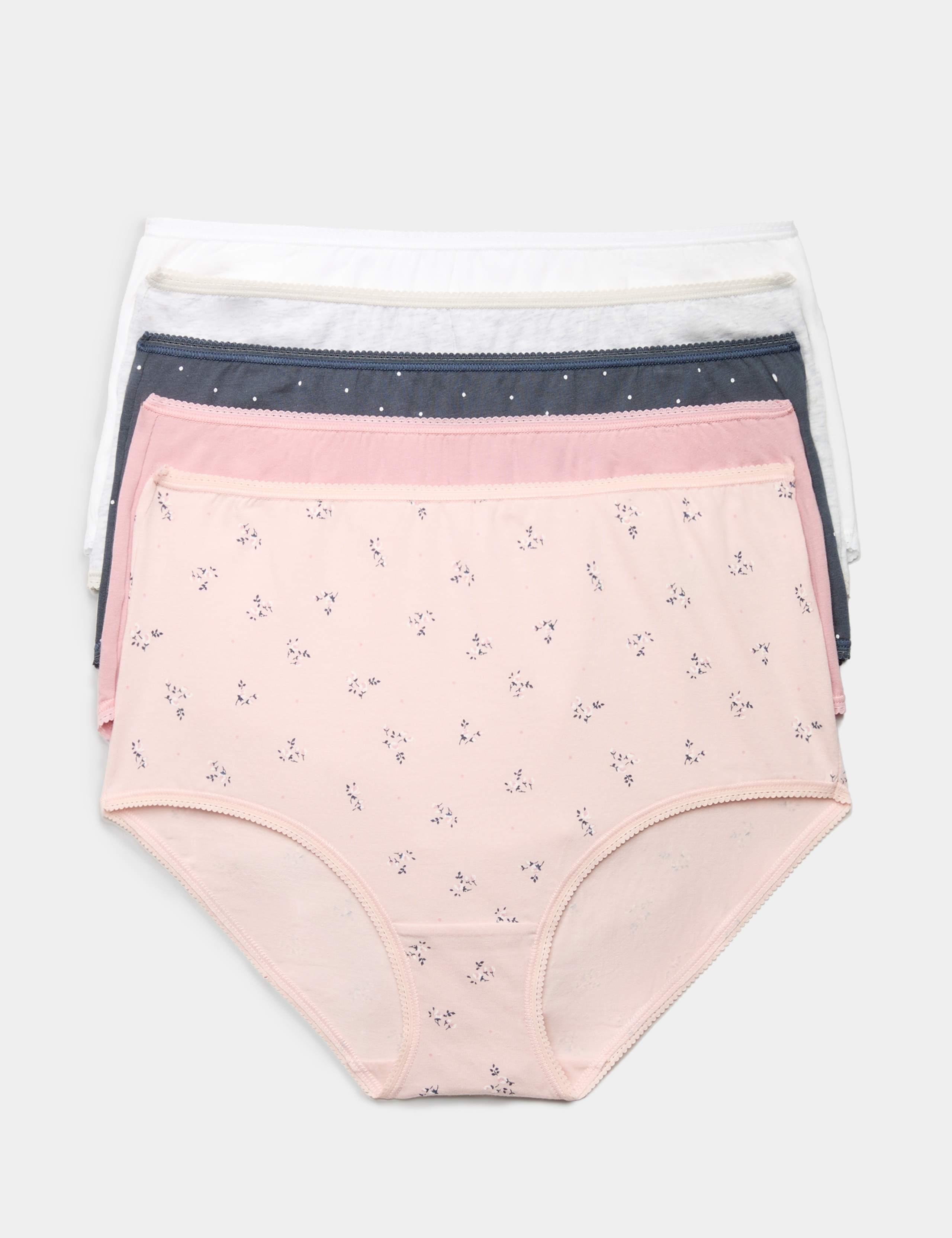 5pk Cotton Lycra® Full Briefs