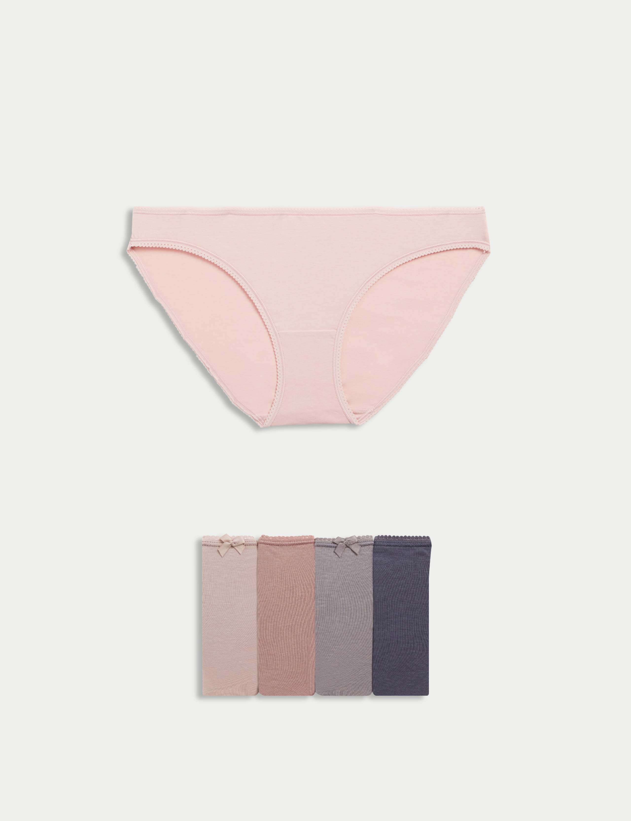5pk Cotton Lycra® Bikini Knickers