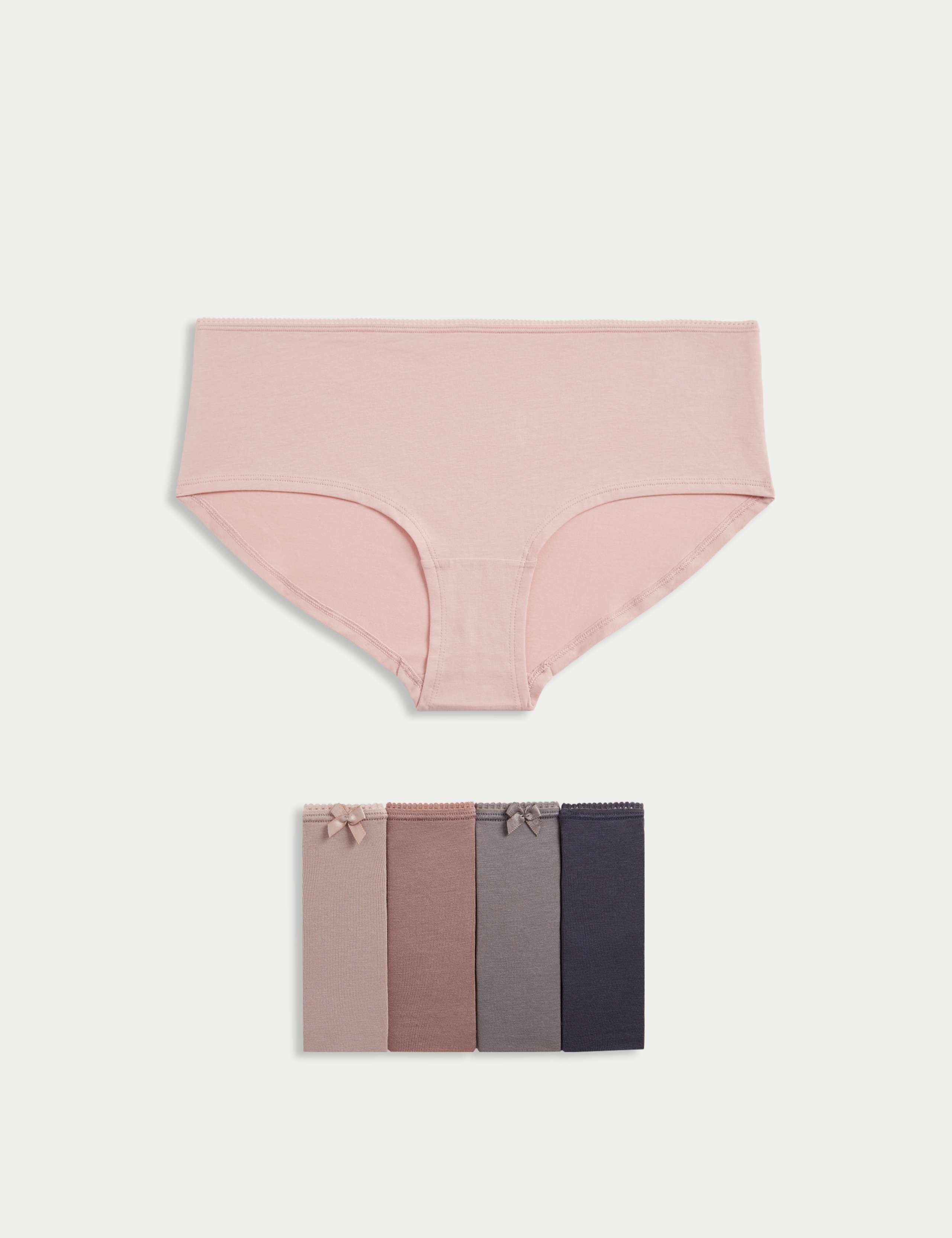 5pk Cotton Rich Lycra® Low Rise Shorts