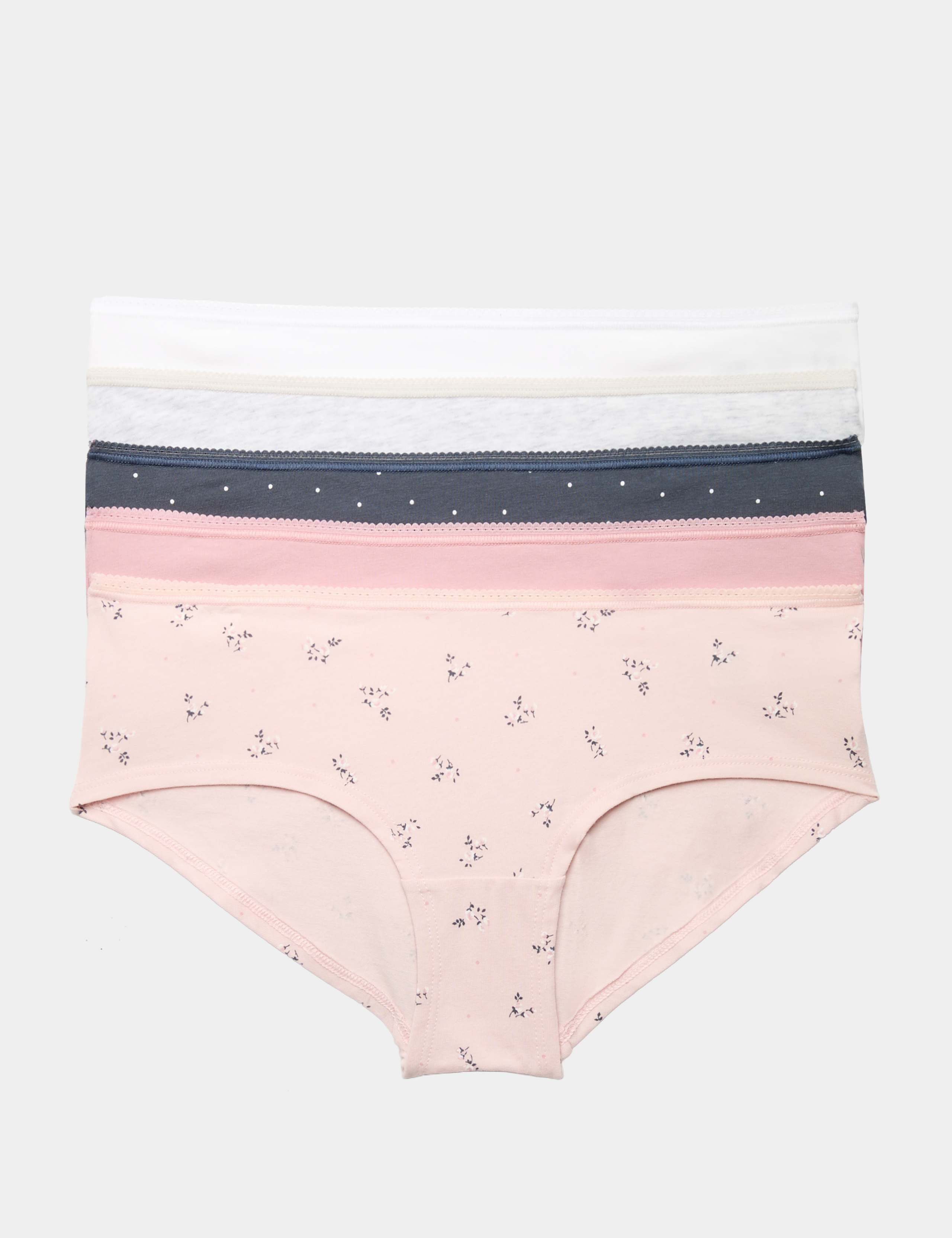 5pk Cotton Rich Lycra® Low Rise Shorts