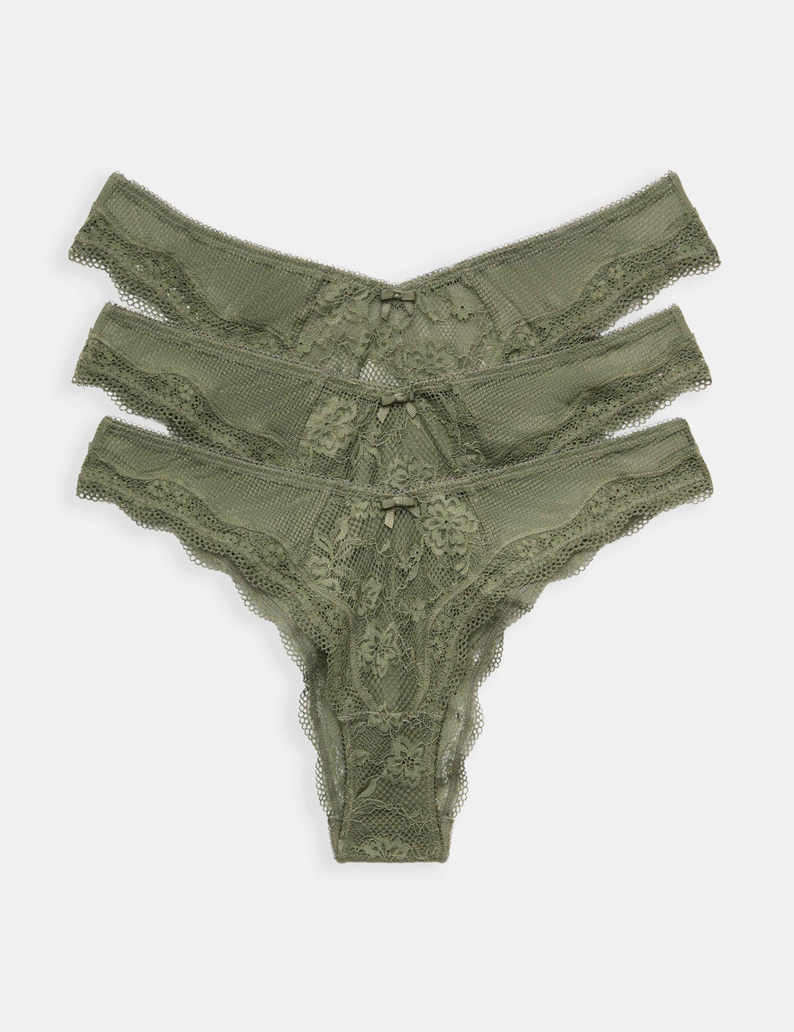 3pk Jasmine Lace Miami Knickers